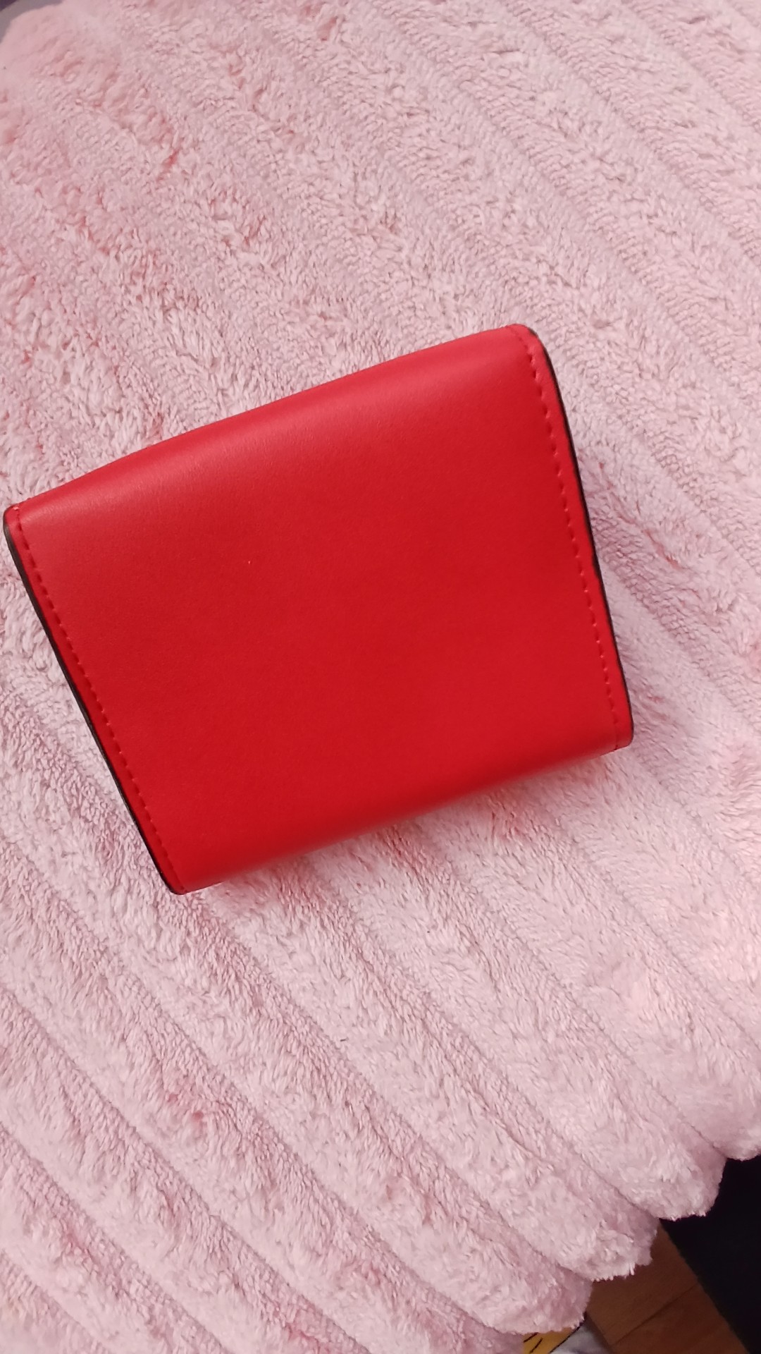 Red Gold Ring Detail Women's Purse Wallet image 3