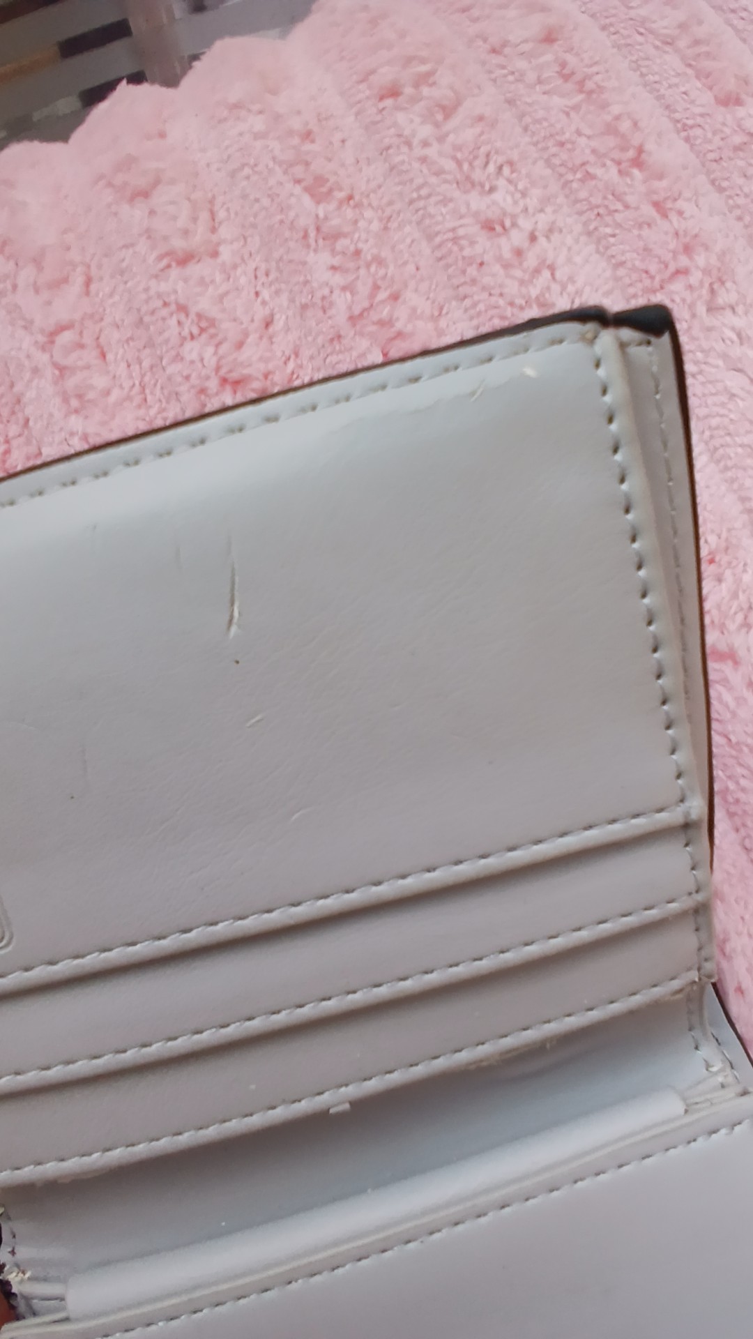Red Gold Ring Detail Women's Purse Wallet image 6