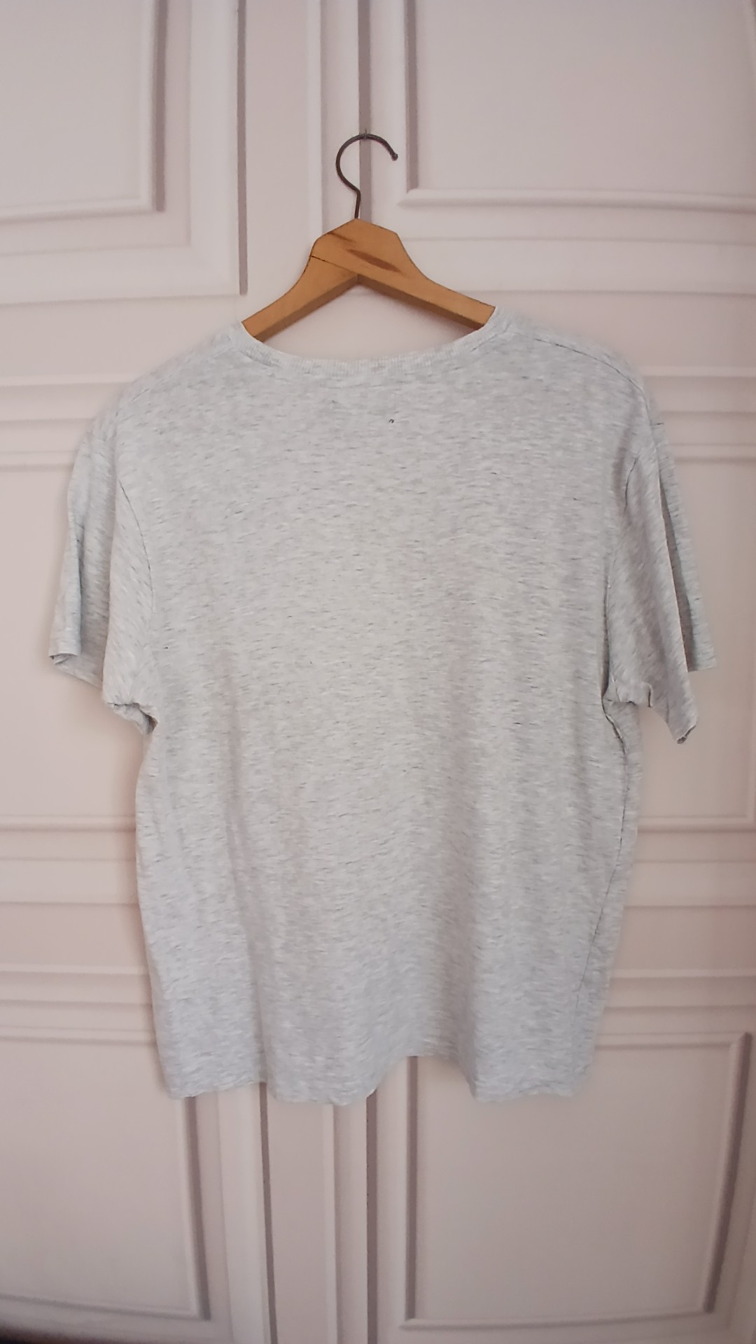 Fabric8 Oat Grey Marl Mods Graphic Cotton T-Shirt Large image 3