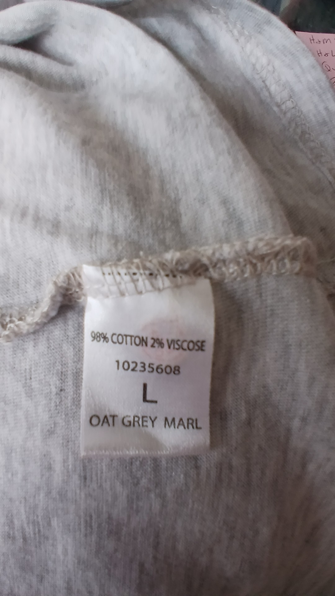 Fabric8 Oat Grey Marl Mods Graphic Cotton T-Shirt Large image 5