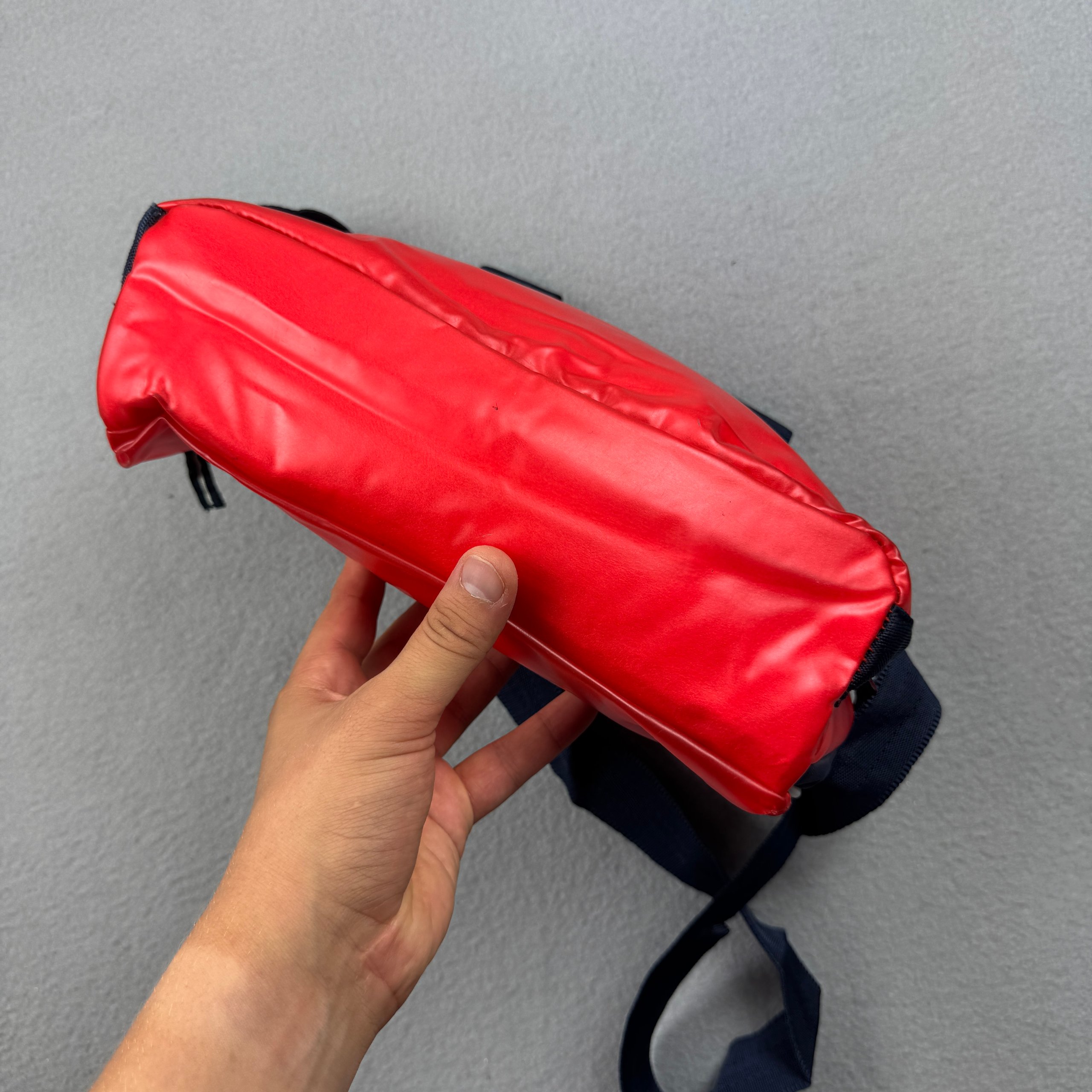 Vintage Nike Red Shoulder Bag Сooler Bag Messender image 6