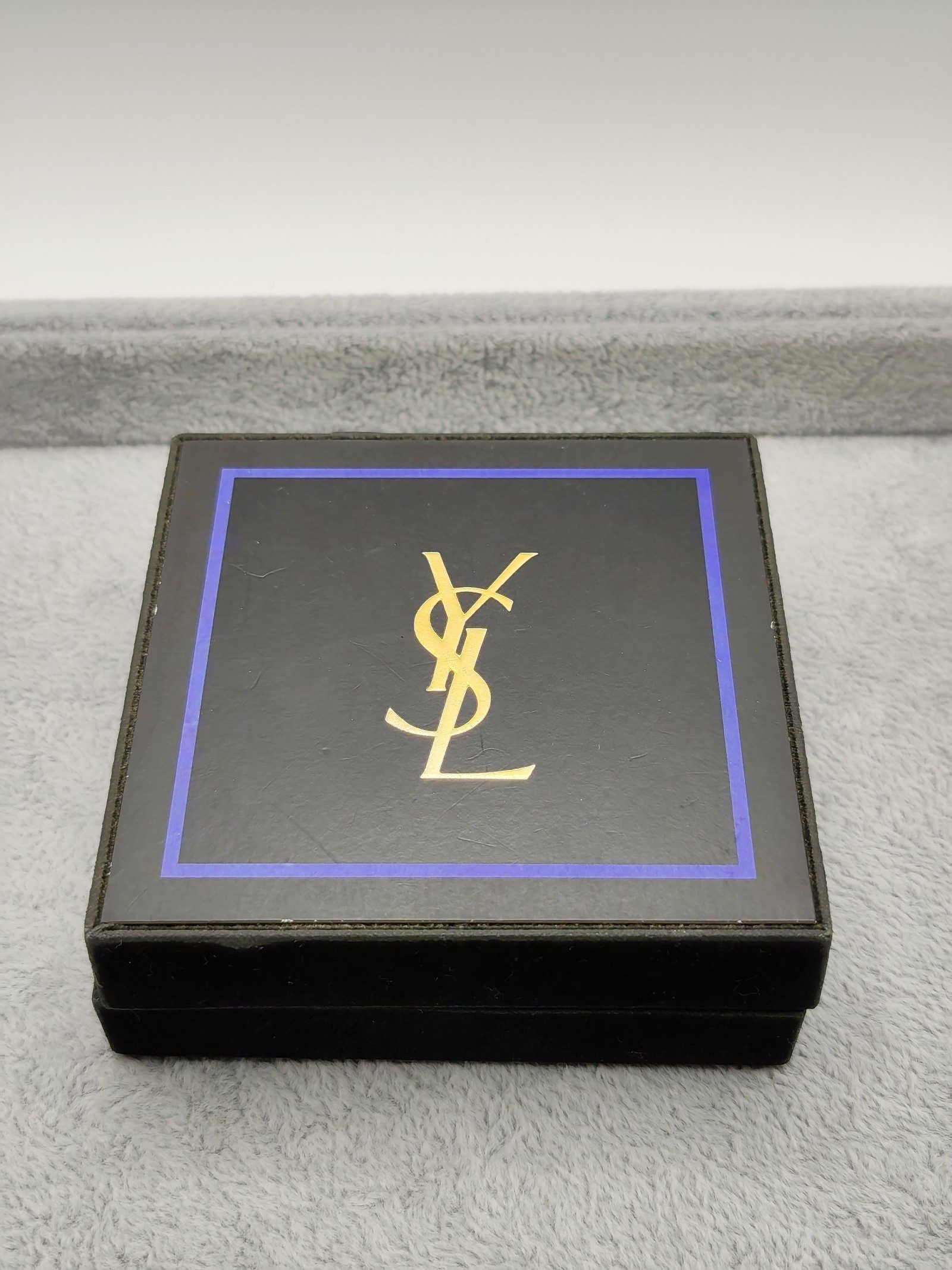 Yves Saint Laurent Gold & Black Cufflinks & Tie Clip Set image 3
