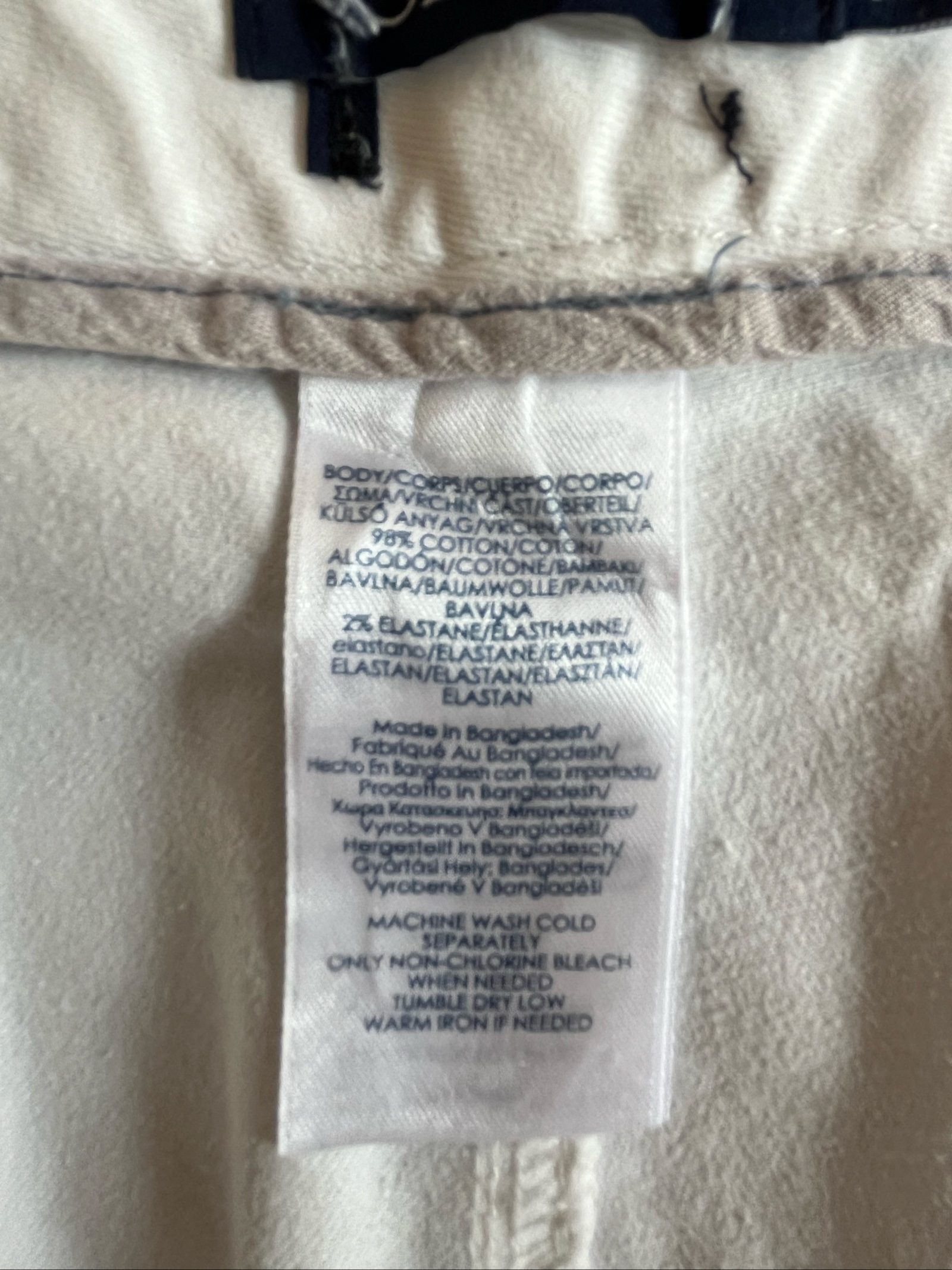 Chaps Men's White Cotton Shorts L Relaxed Fit image 6