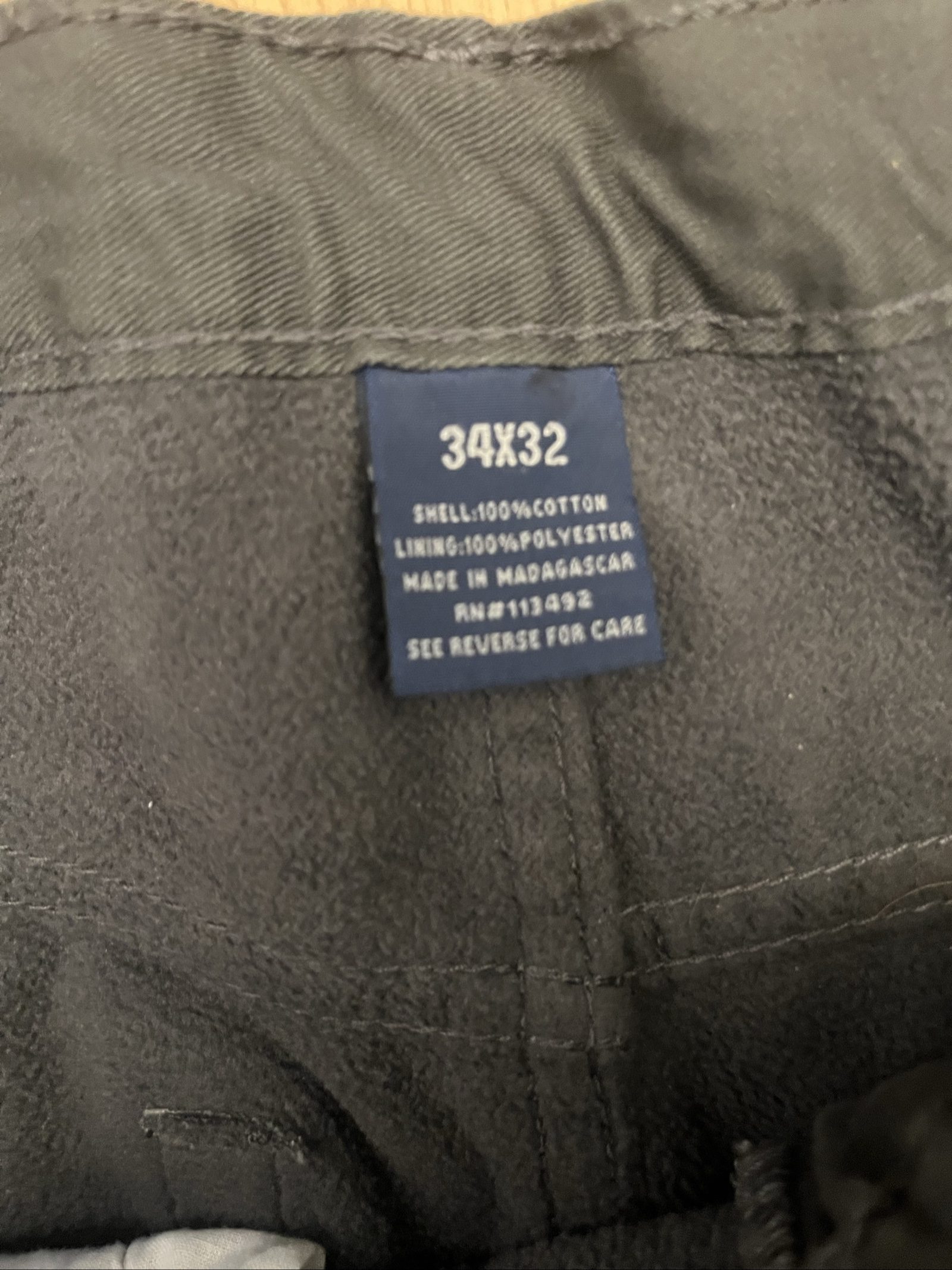 Full Blue Black Cotton Men's Jeans 34x32 image 3