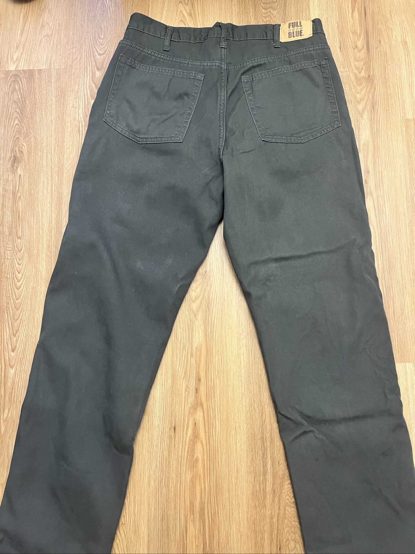 Full Blue Black Cotton Men's Jeans 34x32 image 4