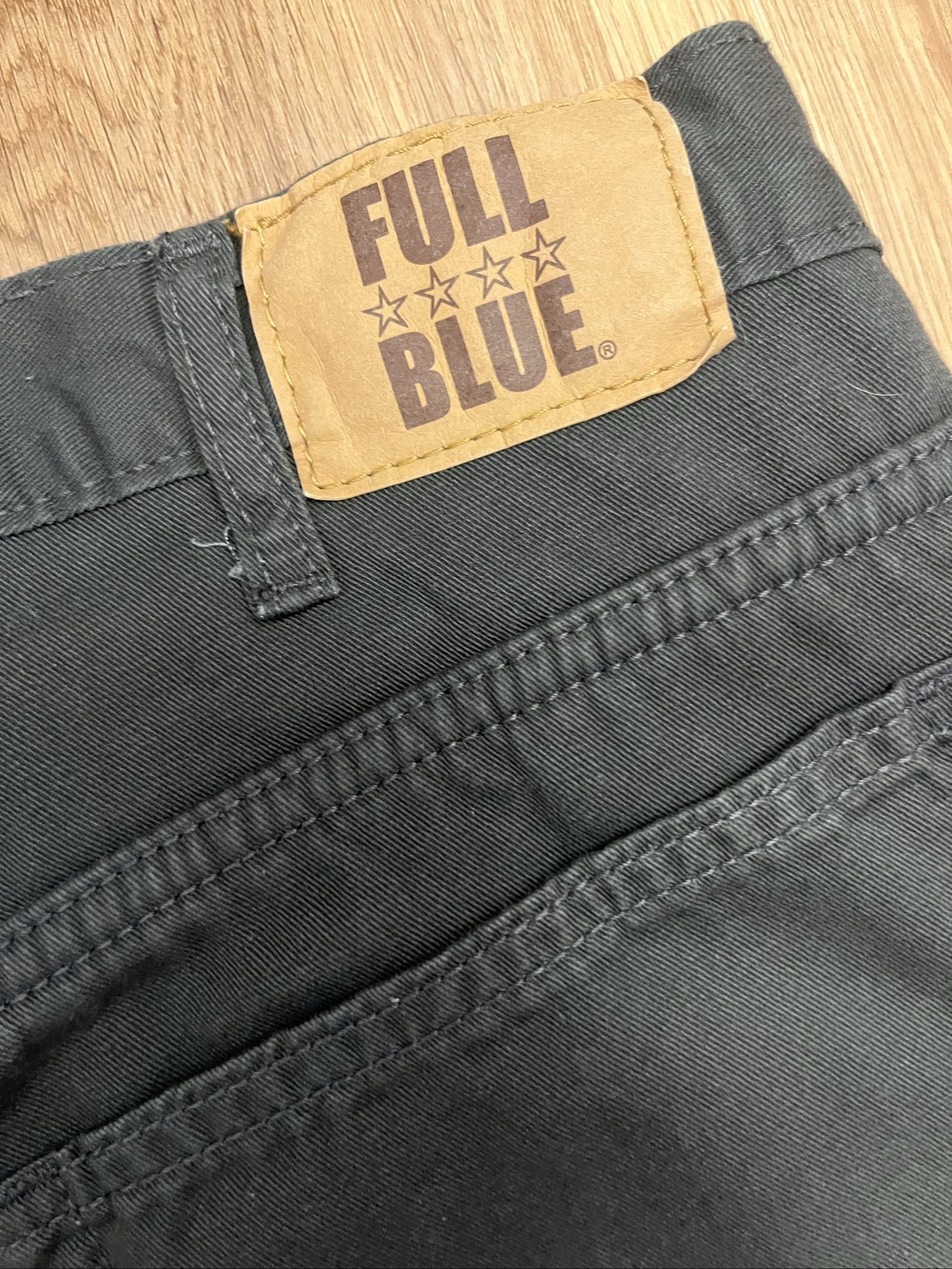 Full Blue Black Cotton Men's Jeans 34x32 image 5