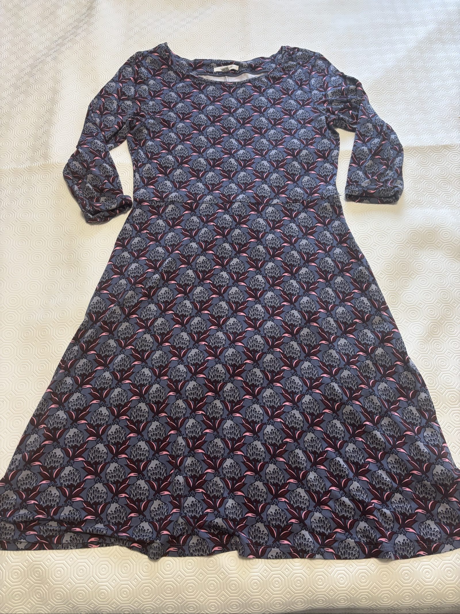 White Stuff Women's Multi Floral Print Dress UK 12