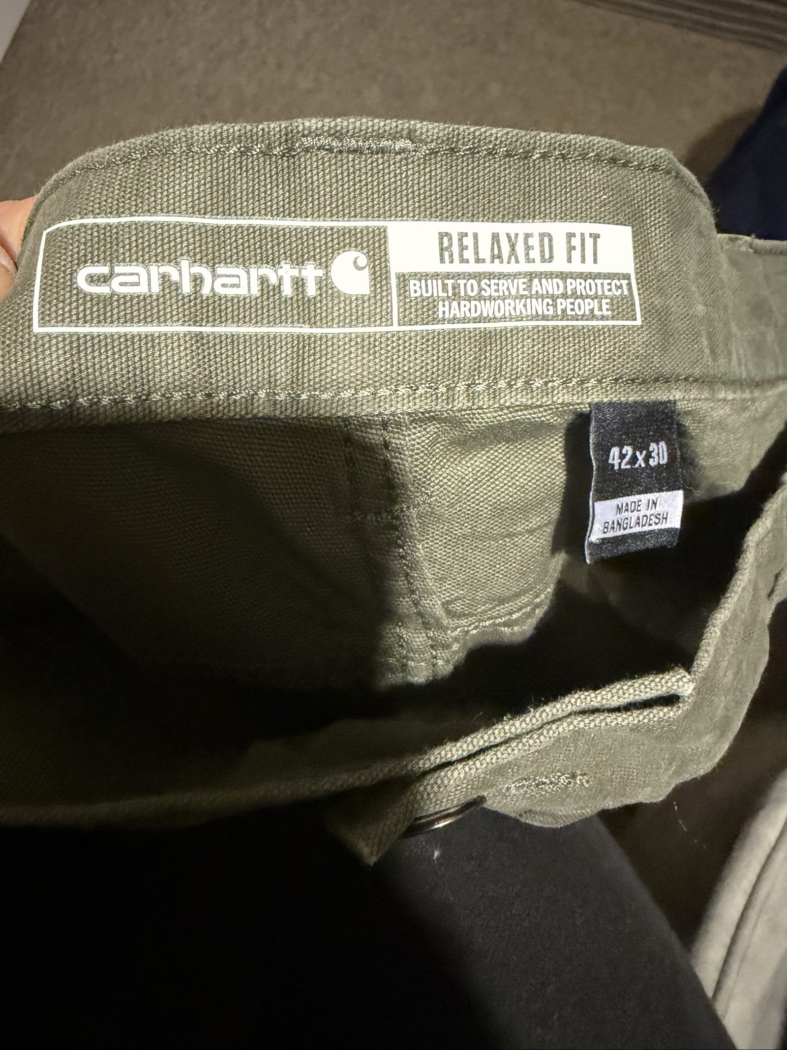 Carhartt Green Workwear Trousers W42 /30 image 6