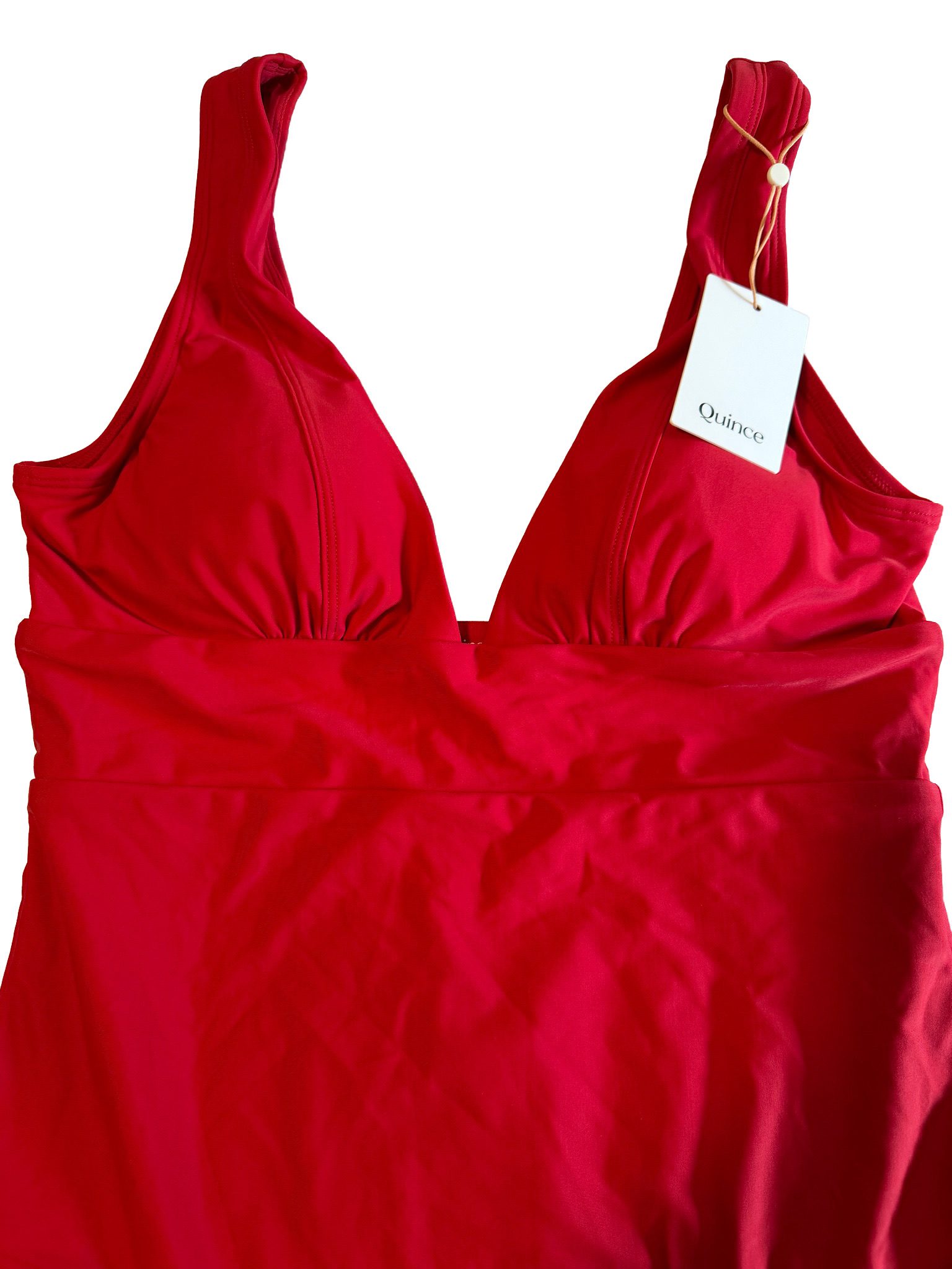 Quince Women's NWT Red One-Piece Swimsuit - Size Large image 2
