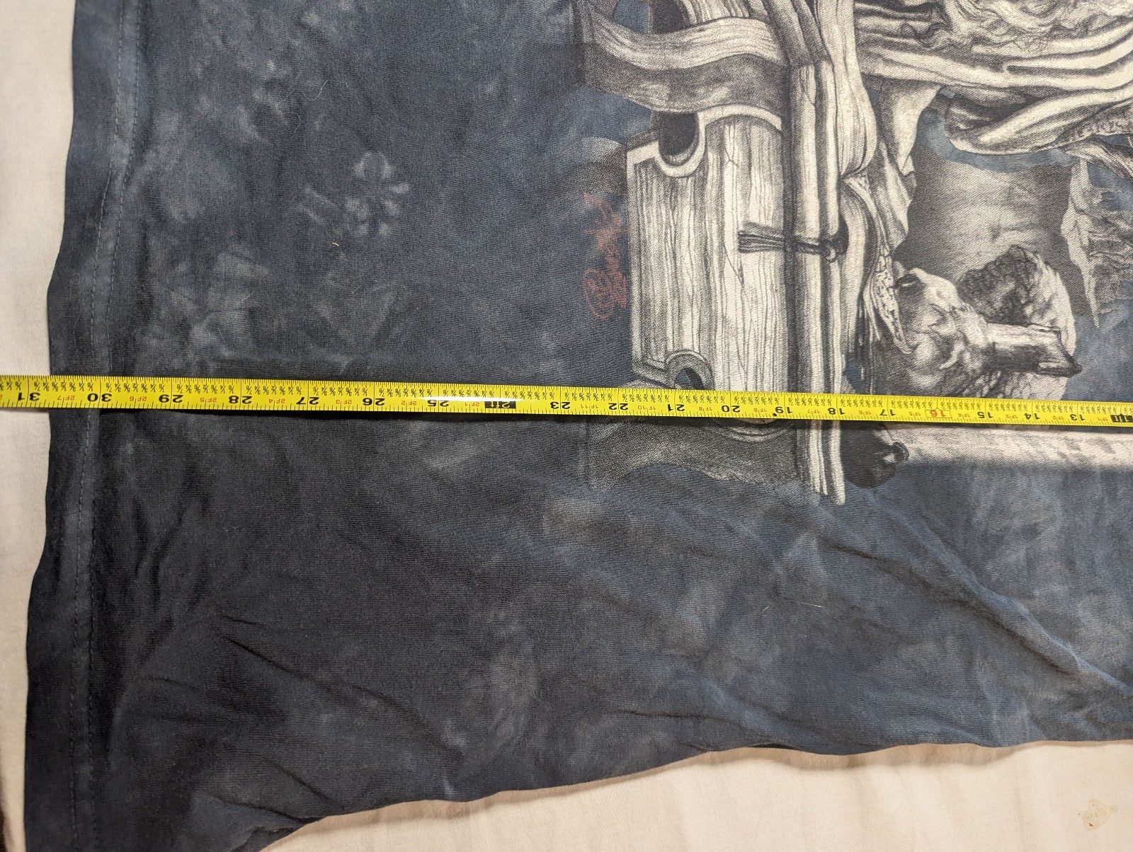 The Mountain Black & Grey Dragon Wizard Graphic T-Shirt XXL image 5