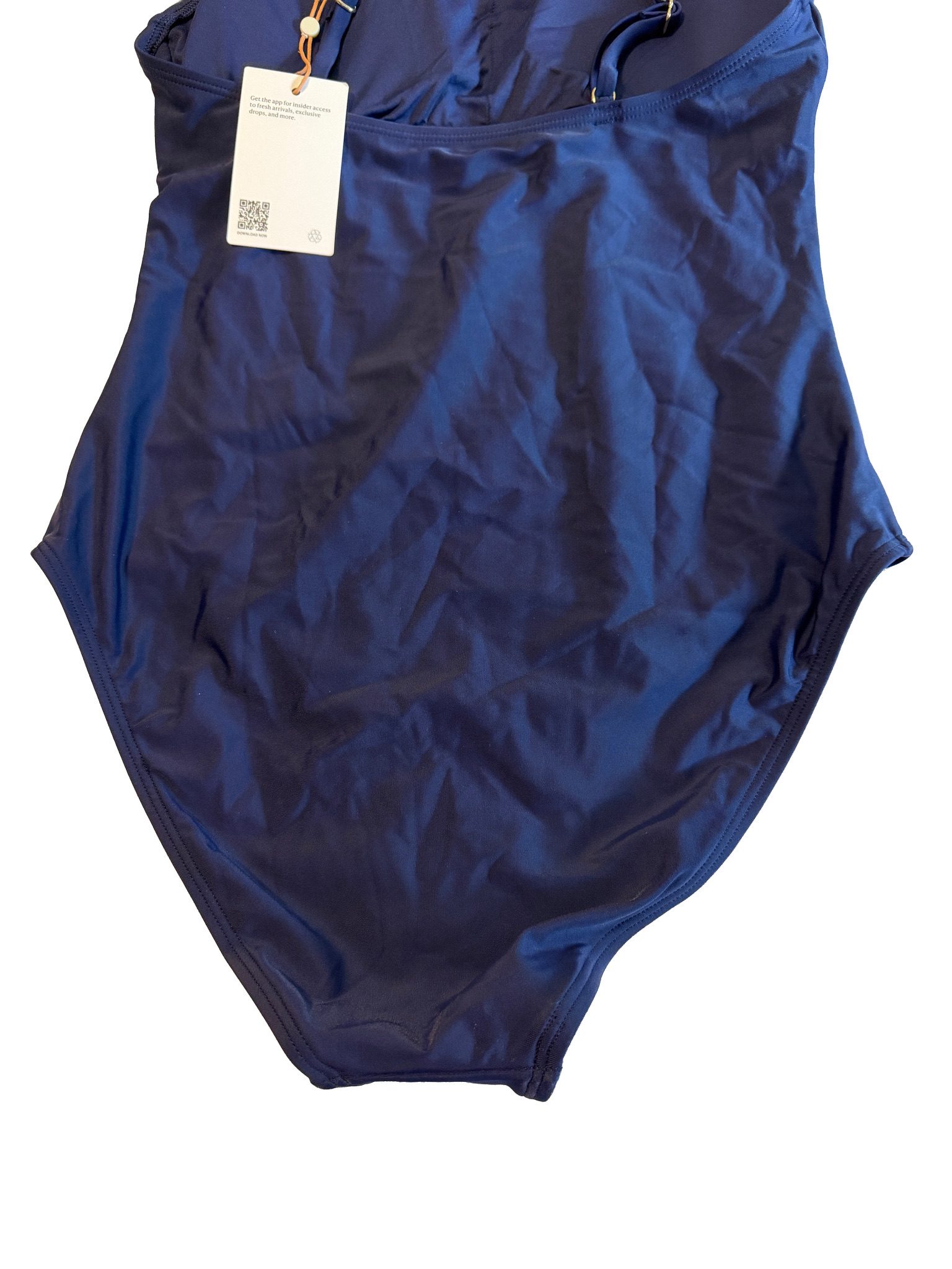 Quince NWT Women's Navy Blue One Piece Swimsuit - Size Medium image 6