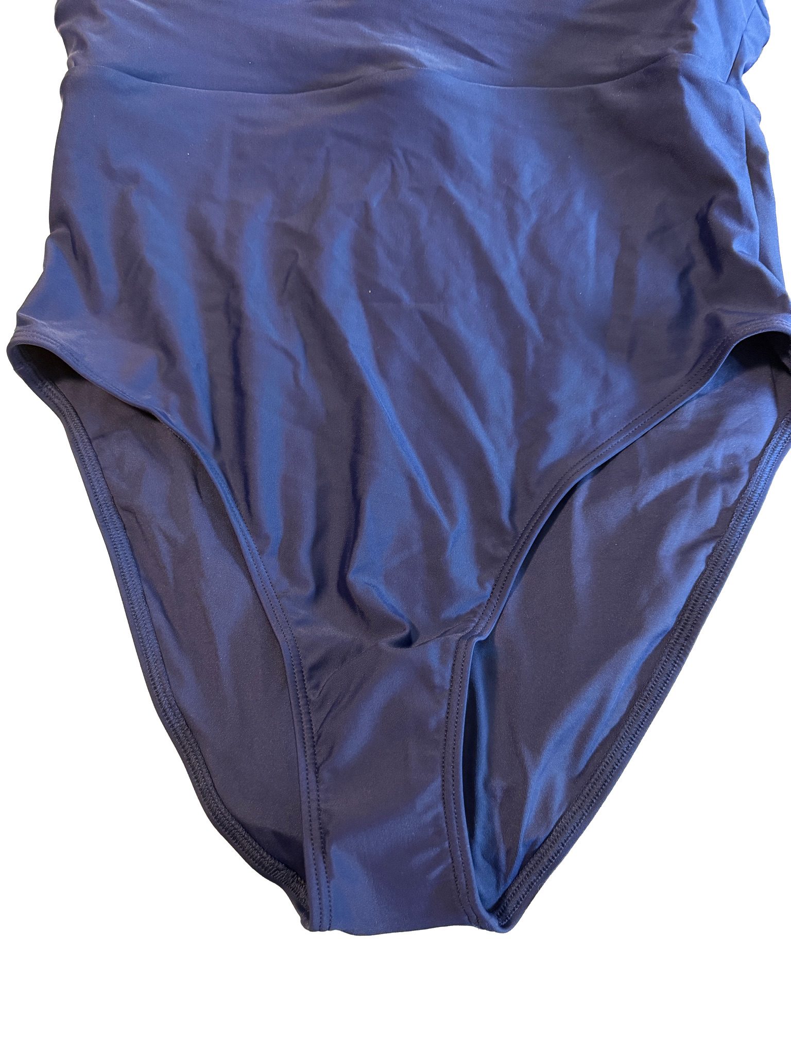 Quince NWT Women's Navy One-Piece Swimsuit Medium image 5