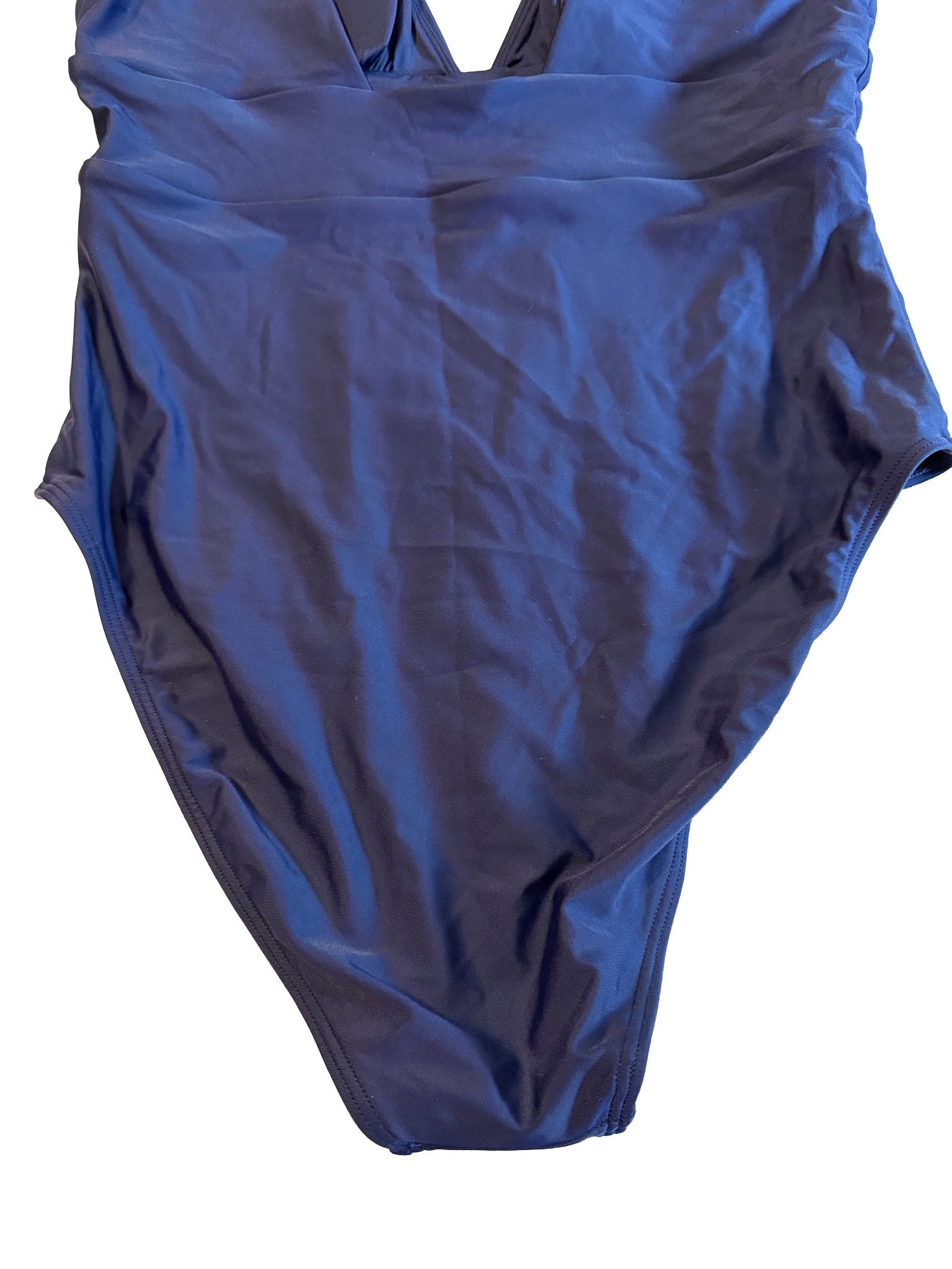Quince NWT Women's Navy One-Piece Swimsuit Medium image 6