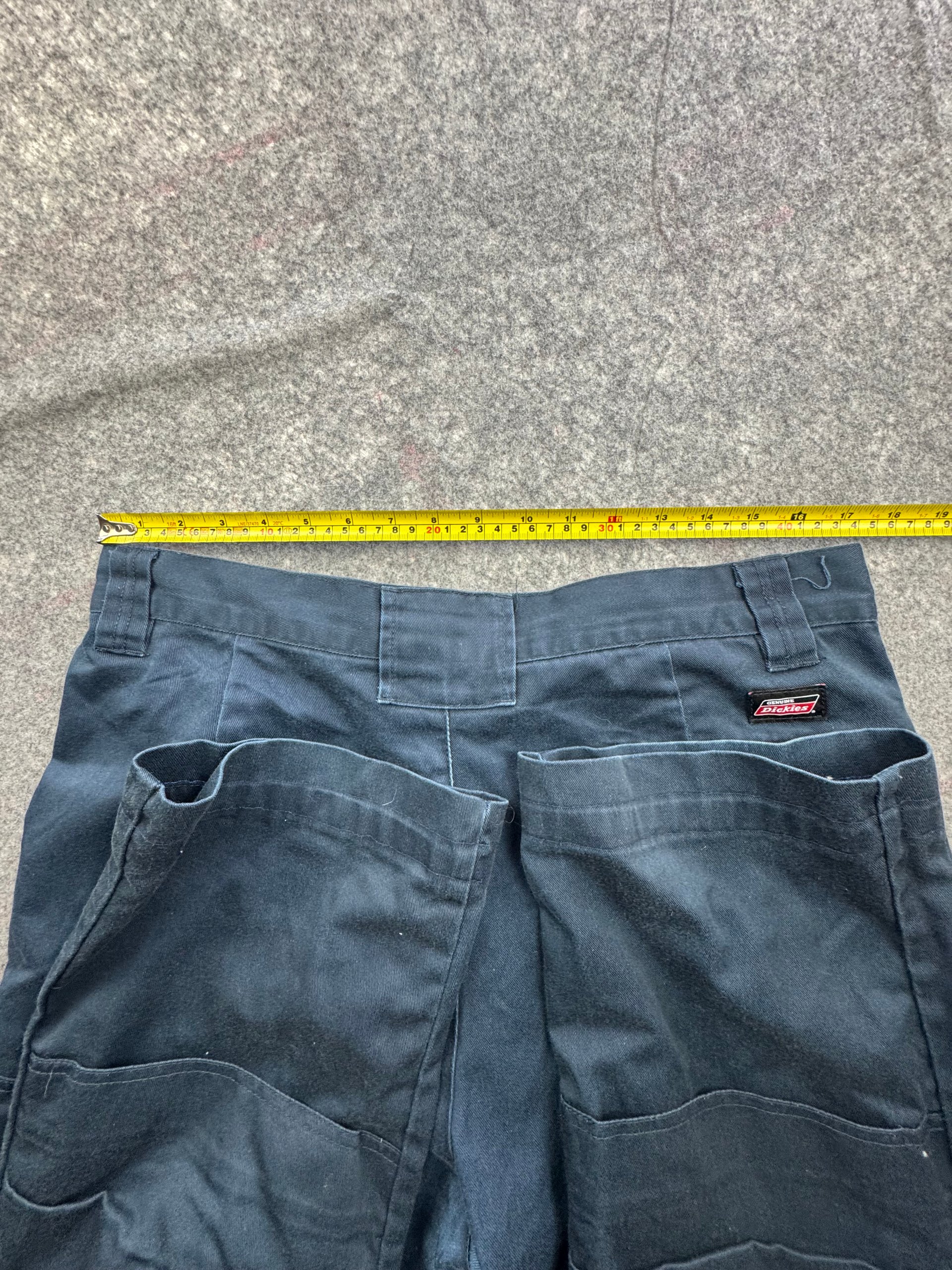 Dickies Navy Cargo Work Trousers UK 36R Carpenter Pockets image 4