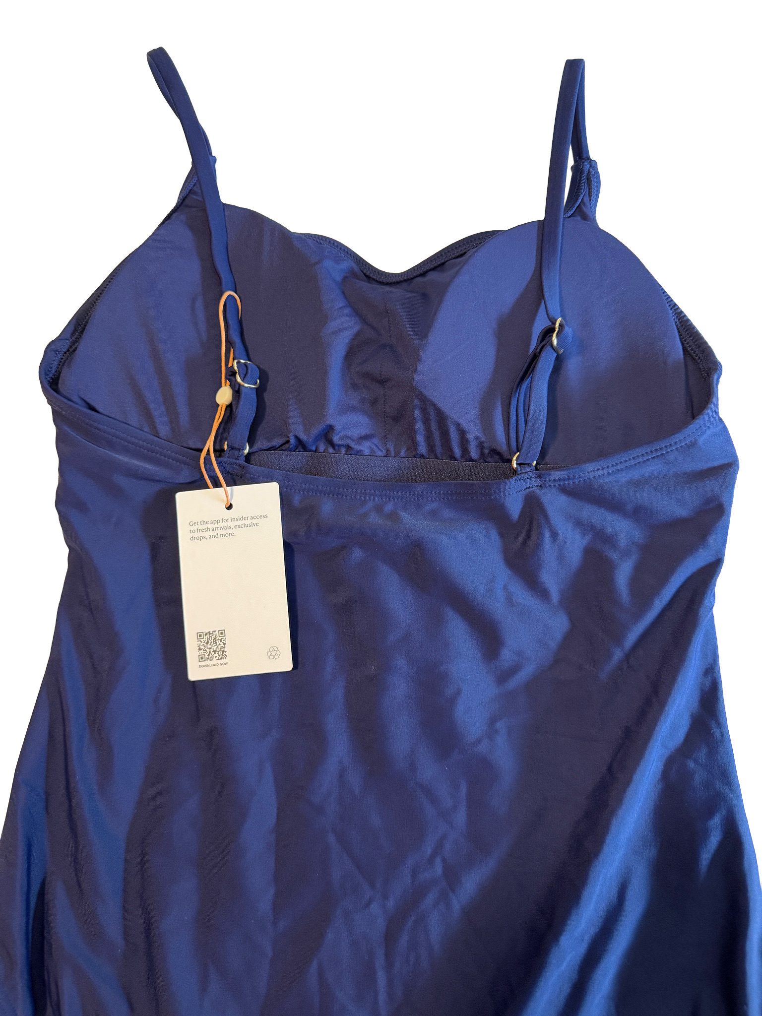 Quince NWT Women's Navy Blue One Piece Swimsuit - Size Medium image 4