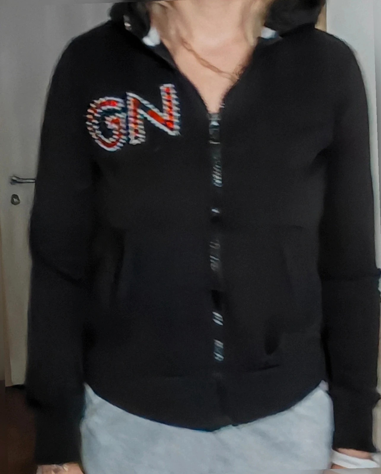 Original geographical Norway damen Sweatjacke Schwarz – Wie neu