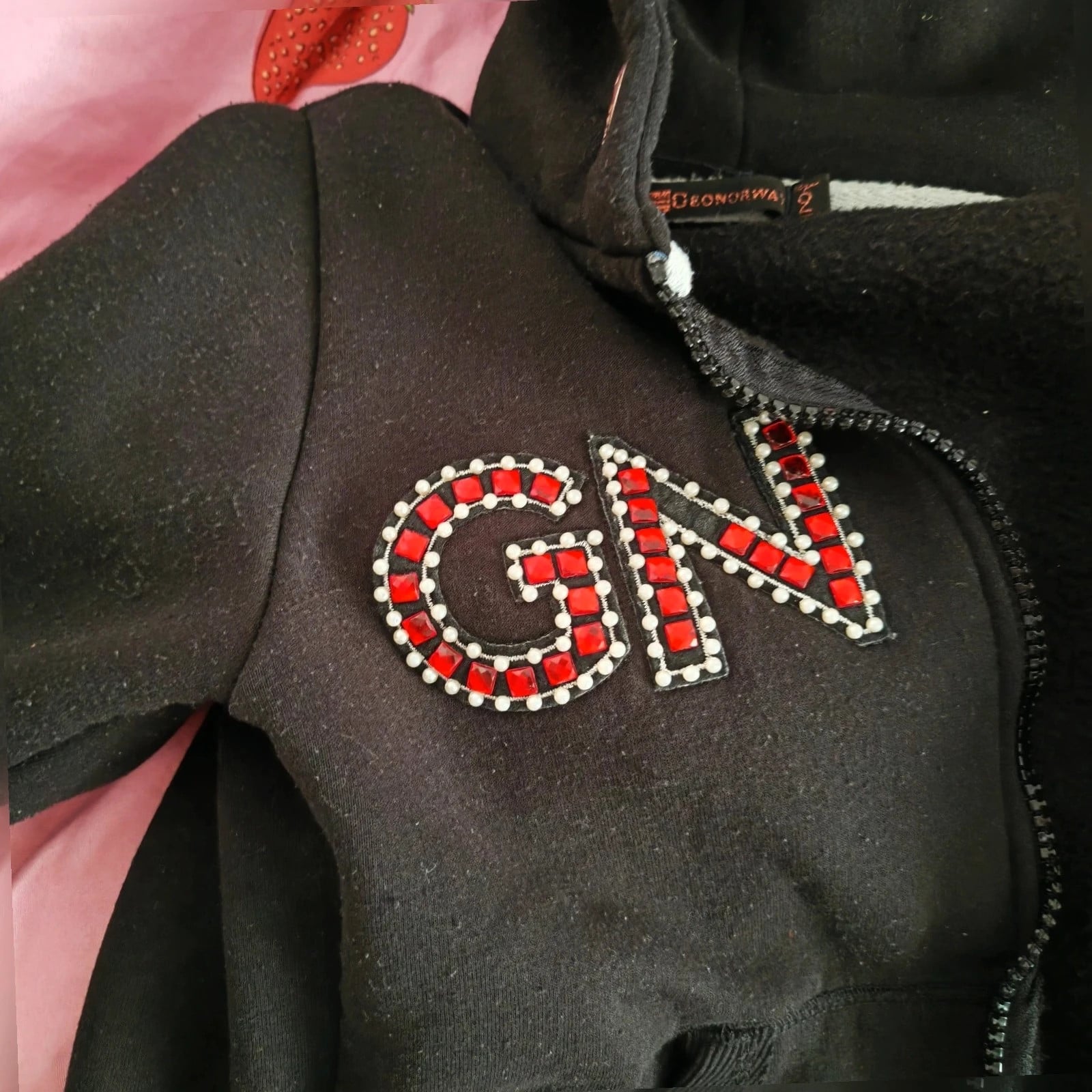 Original geographical Norway damen Sweatjacke Schwarz – Wie neu image 5