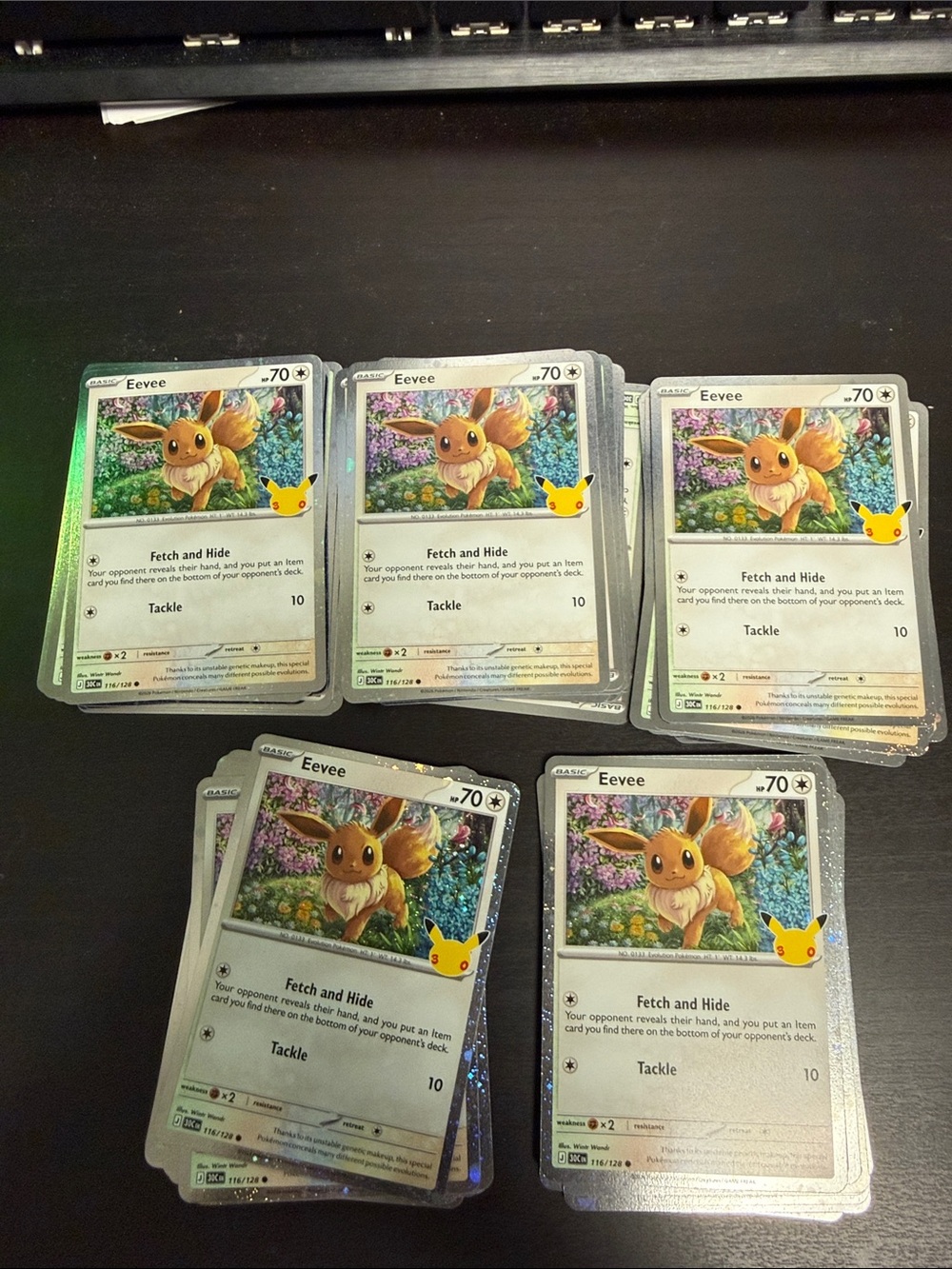 Pokemon 30th Knockout Collection Eevee 116/128 Promo Card x50
