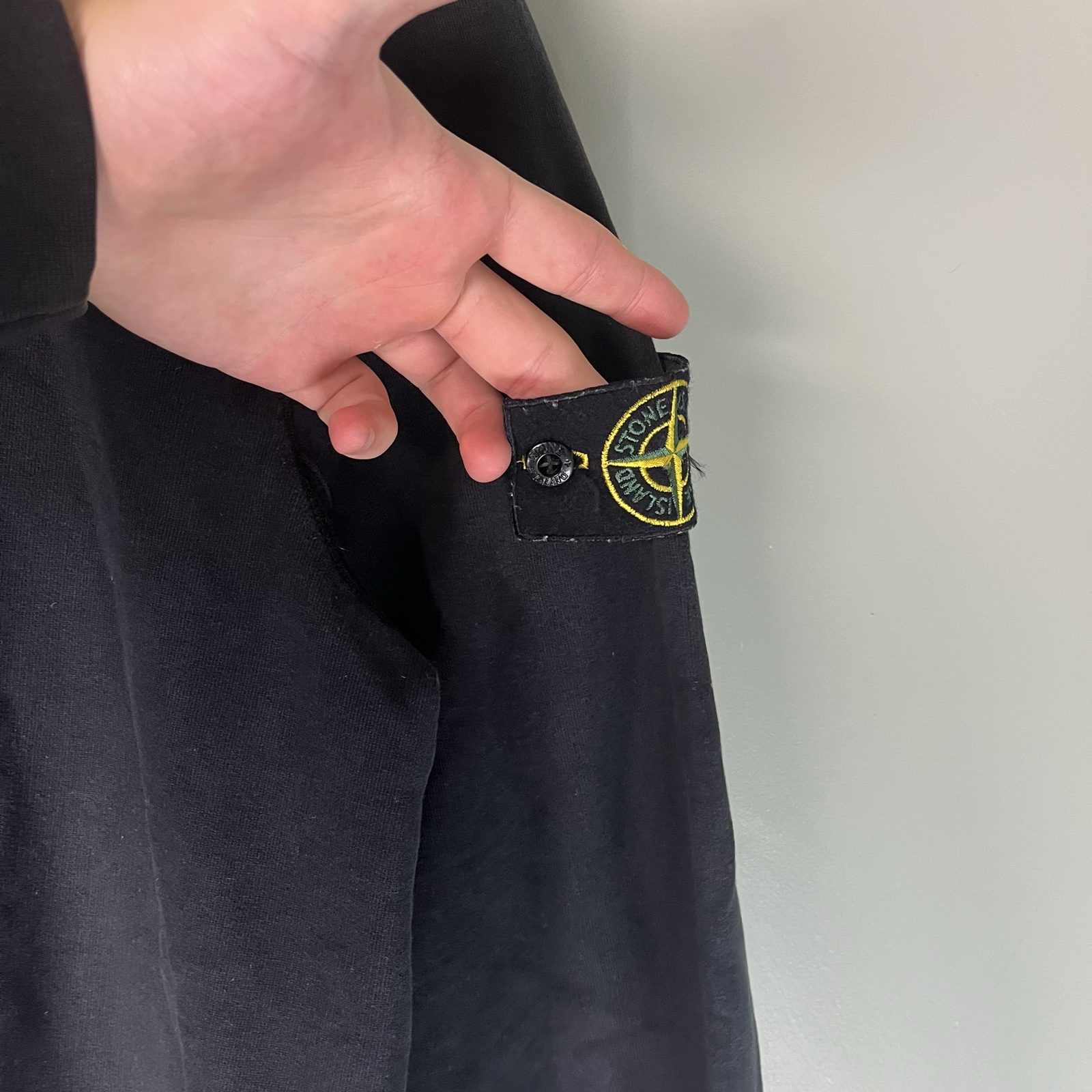 Stone Island Men Black Crew Neck Sweatshirt image 3