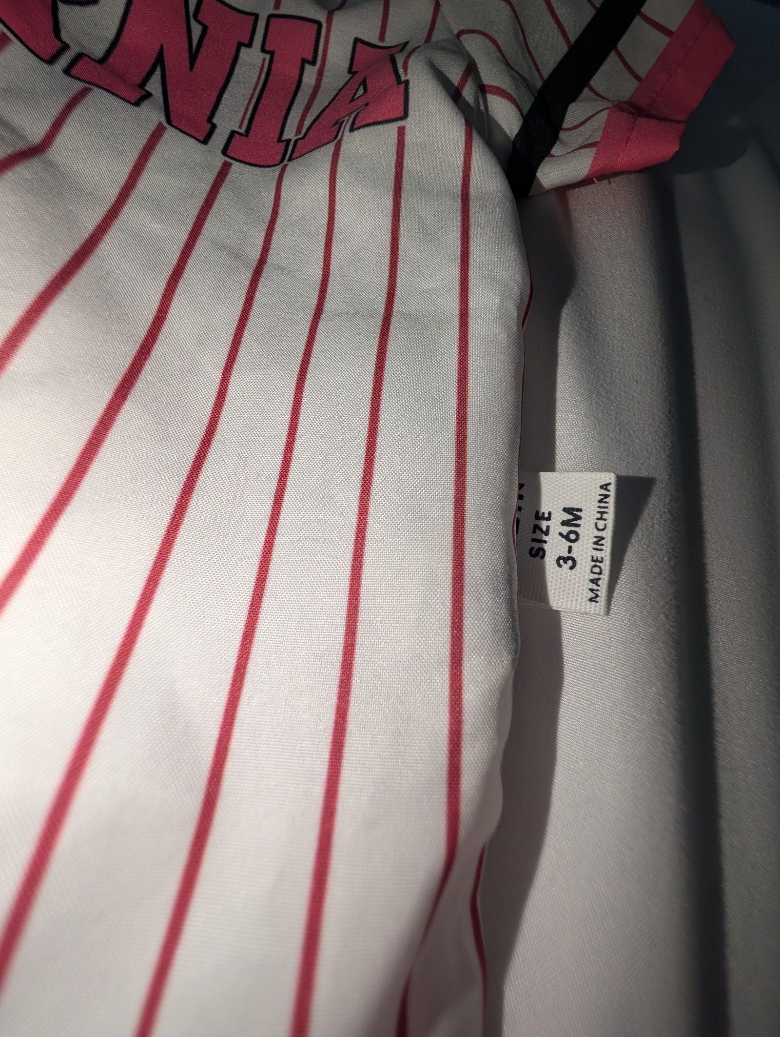 White & Pink Striped California Top and Shorts image 2