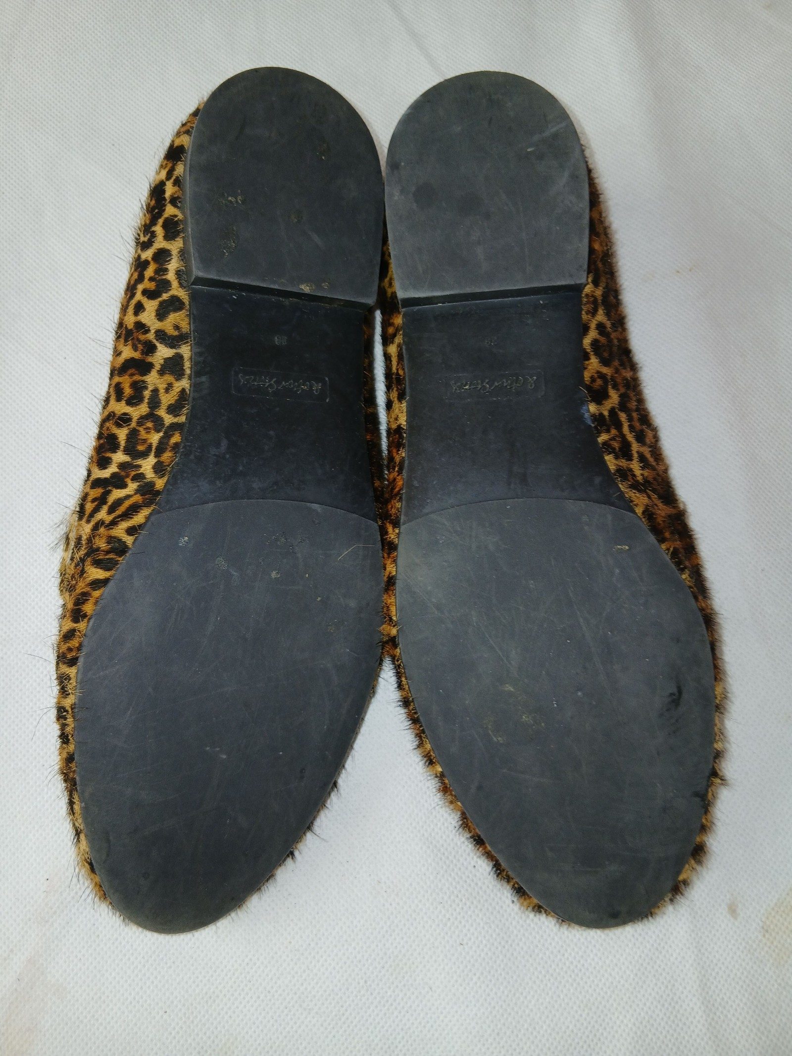 Redleys Women Leopard Print Faux Fur Loafers EU 38 US 7
