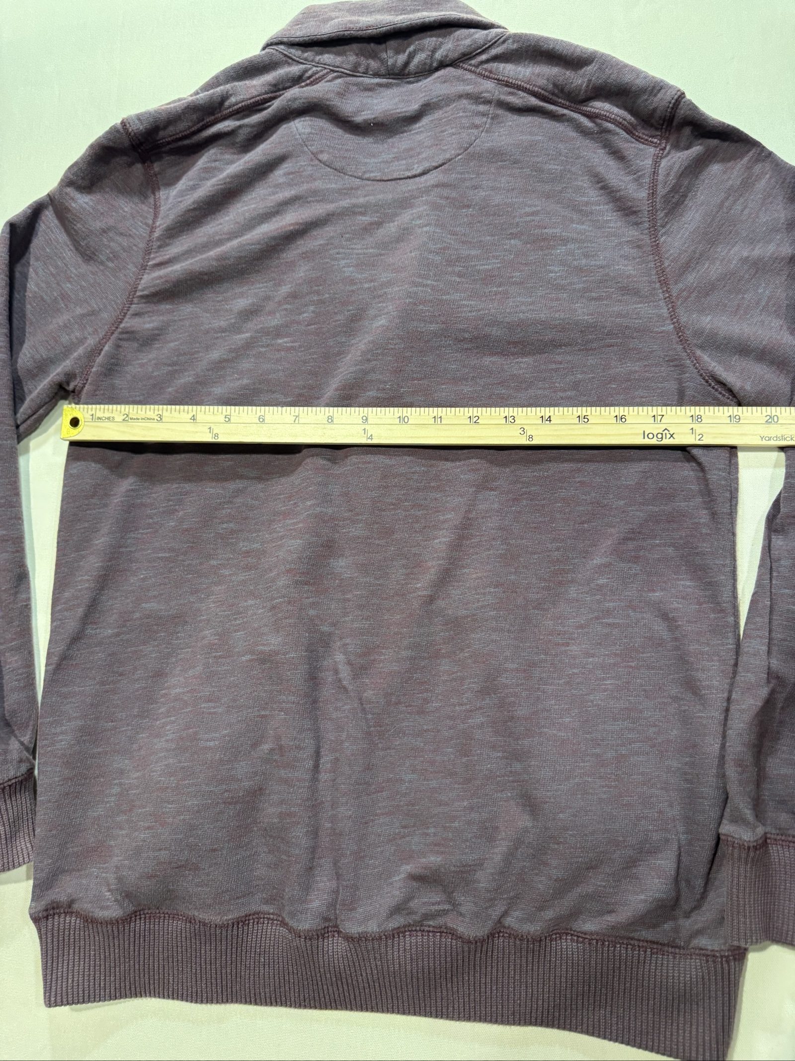 Men’s Kenneth Cole Reaction Button Cardigan - Burgundy Heather - Medium image 5