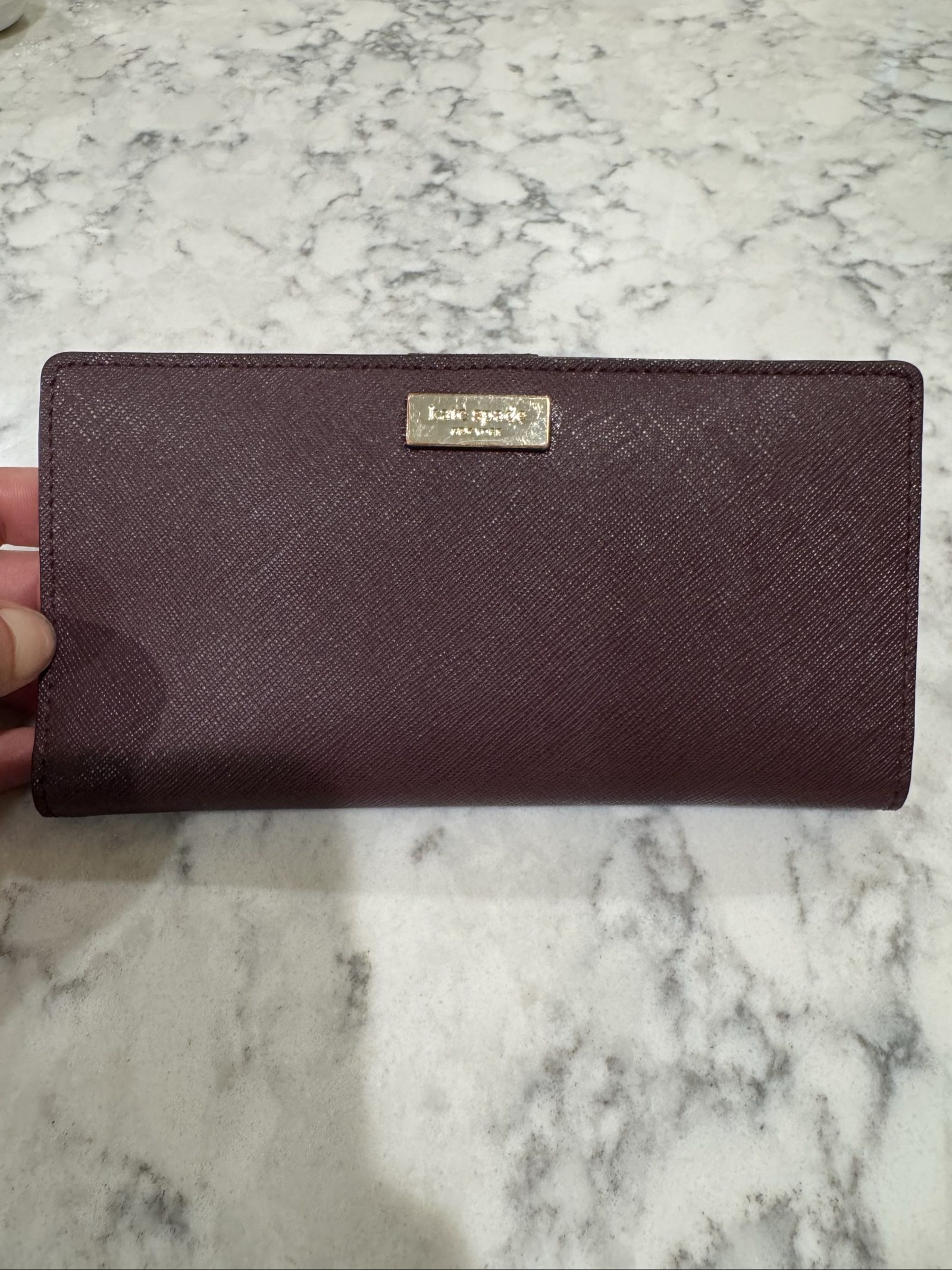 Kate Spade Burgundy Leather Wallet