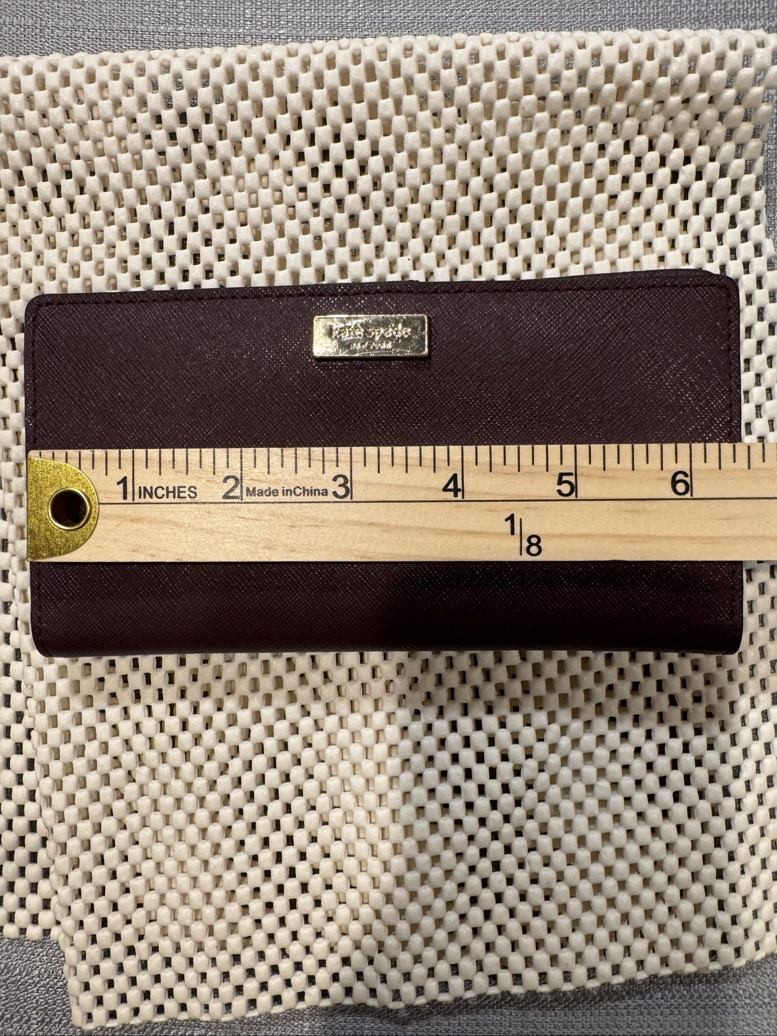 Kate Spade Burgundy Leather Wallet image 9