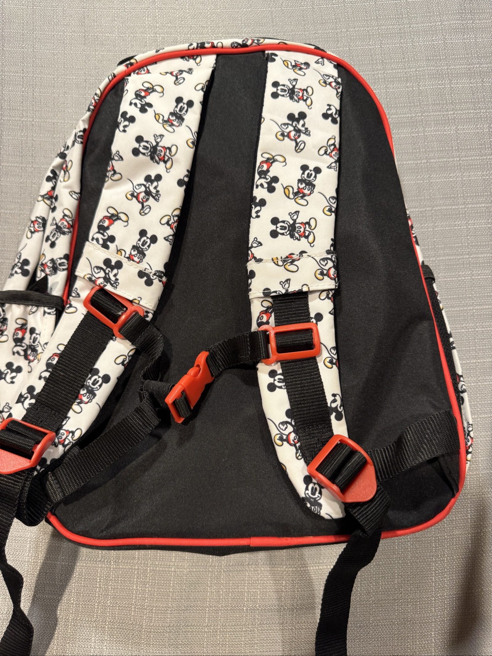 Disney White & Black Mickey Mouse Kids Backpack image 9
