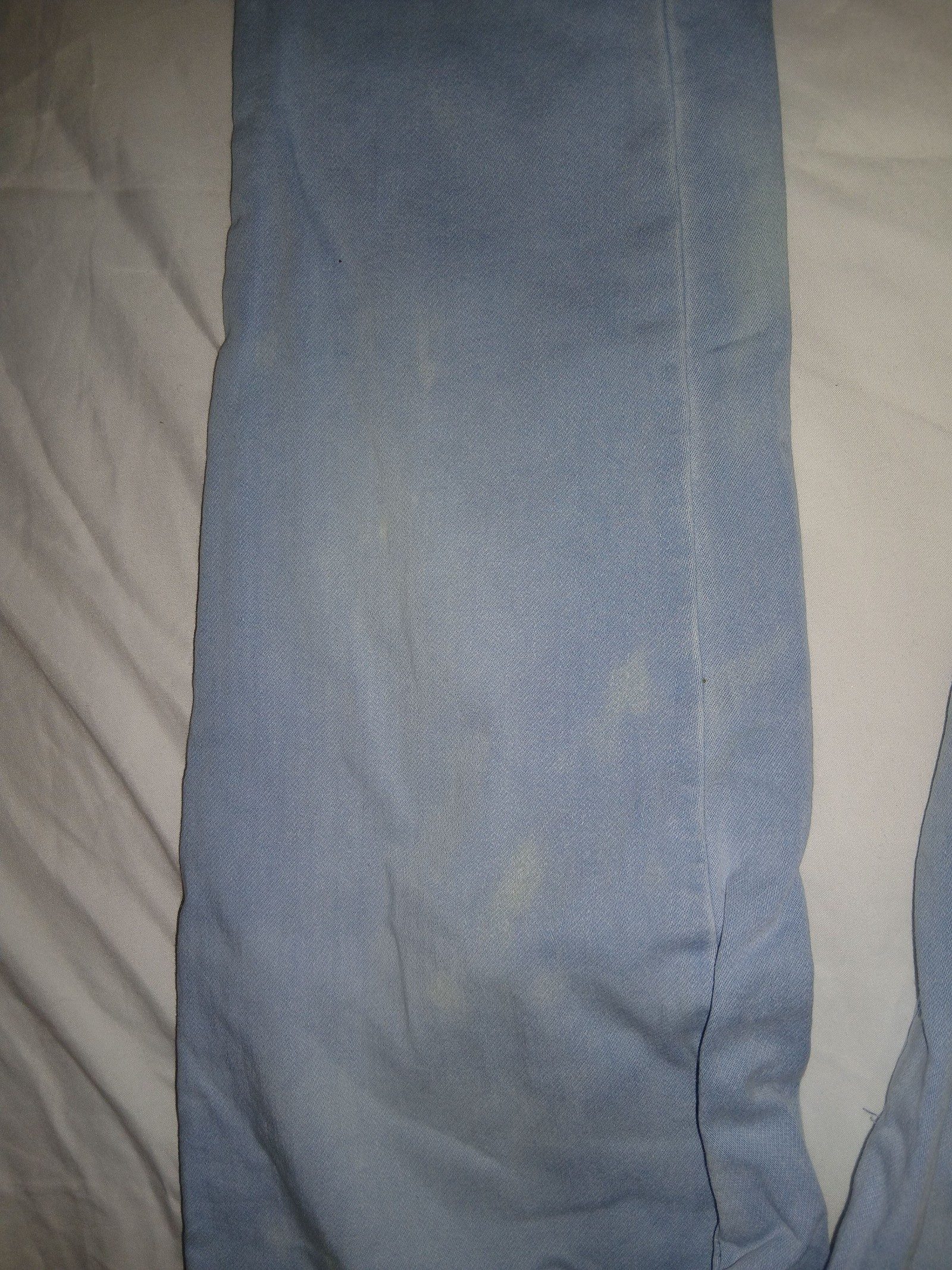 Light Blue Kids Elasticated Waist Trousers Small with Light Stains image 4