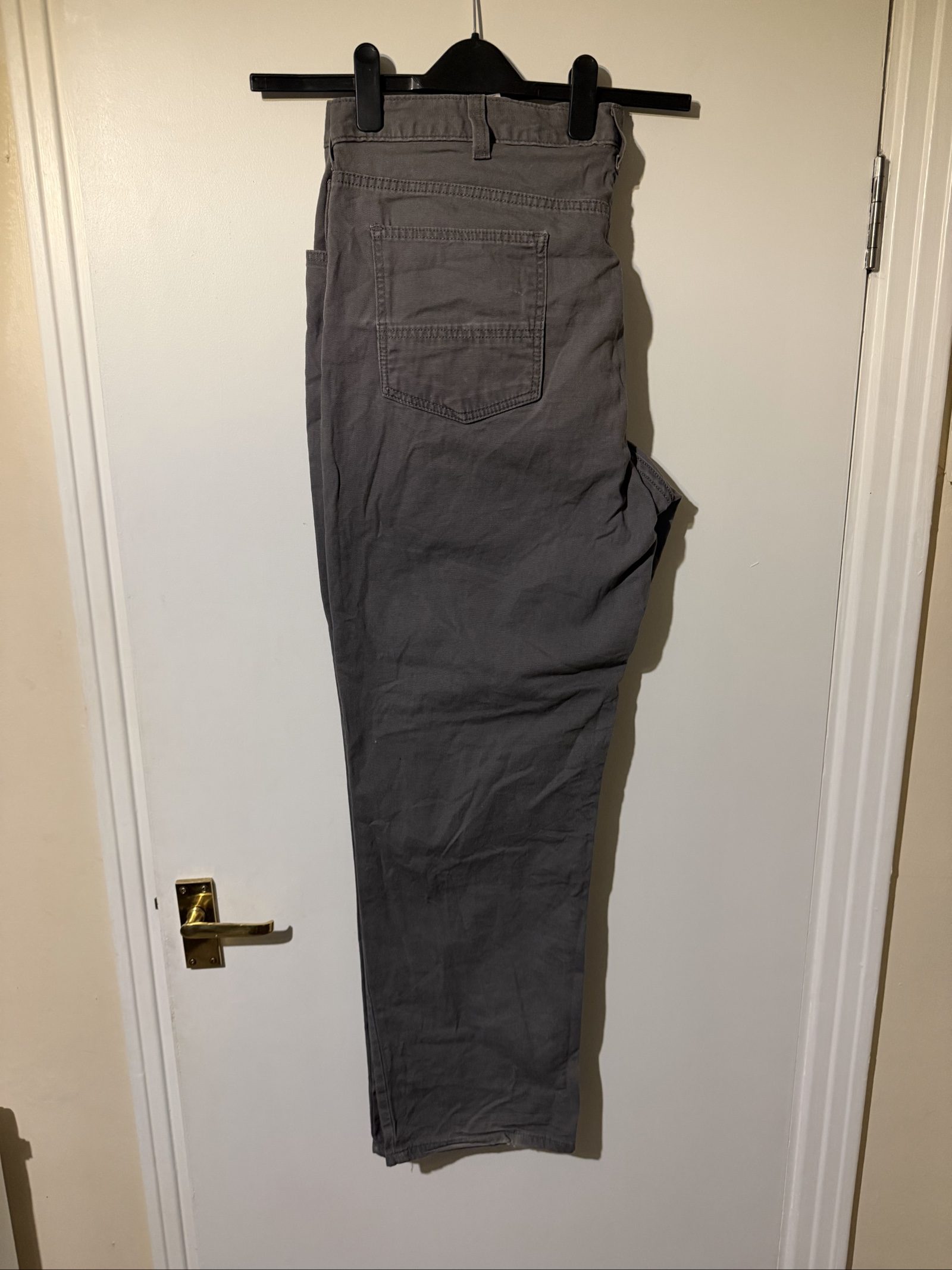 Carhartt Grey Relaxed Fit Work Trousers Size 42 /32 image 3