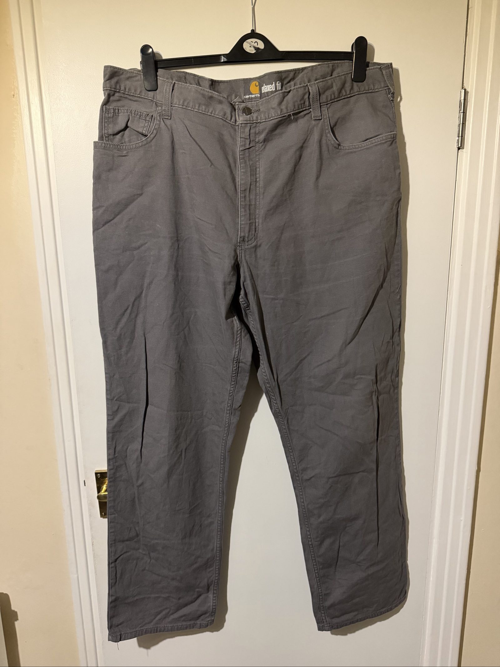 Carhartt Grey Relaxed Fit Work Trousers Size 42 /32 image 4