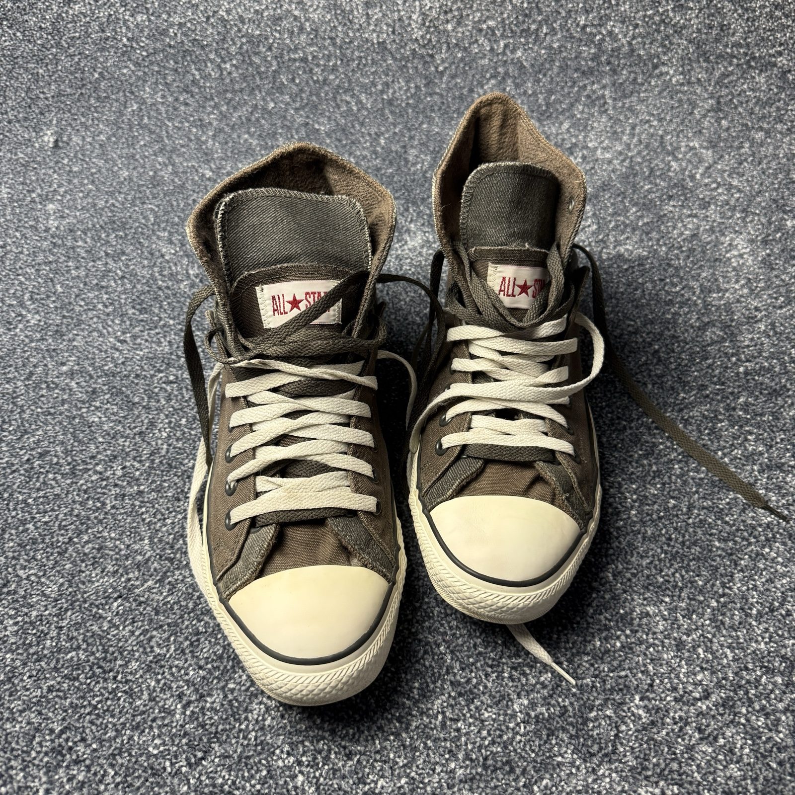 Converse Unisex All Star High Top Trainers UK 12 Brown Double Upper 122651 image 2