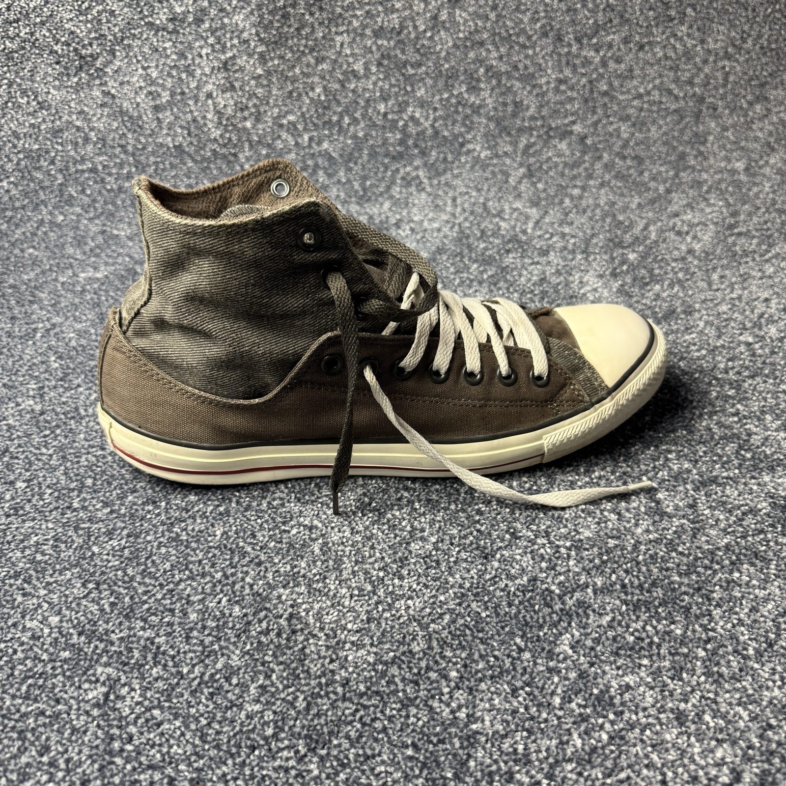 Converse Unisex All Star High Top Trainers UK 12 Brown Double Upper 122651 image 7