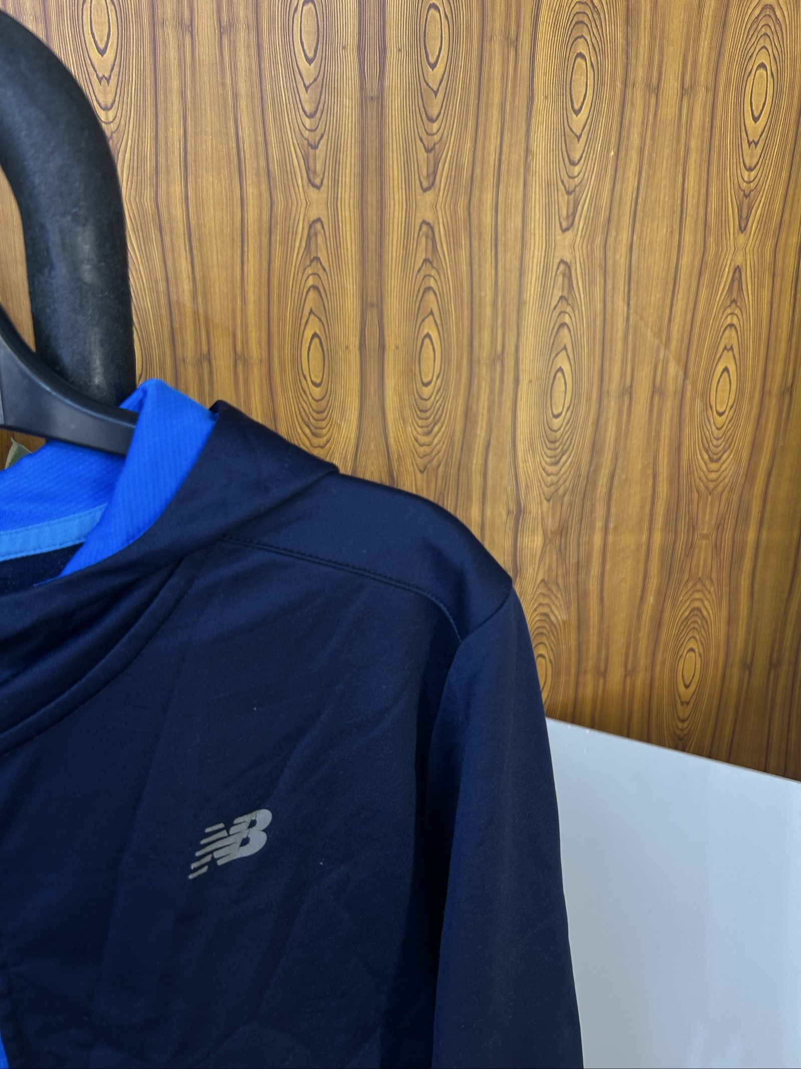 New Balance Navy & Blue Hooded Jacket XL/16 image 2