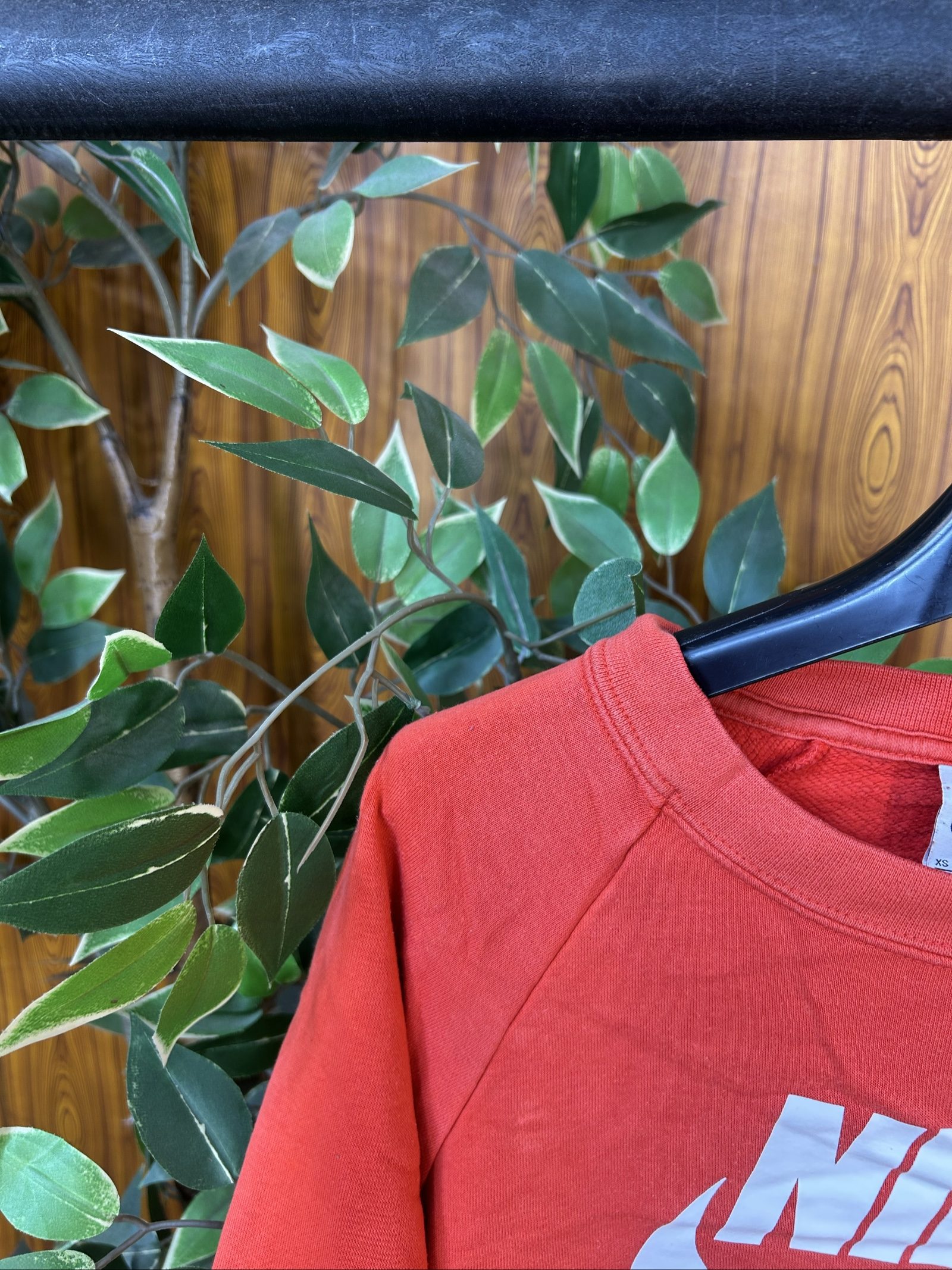 Nike Women's Red Crew Neck Sweatshirt XS image 2