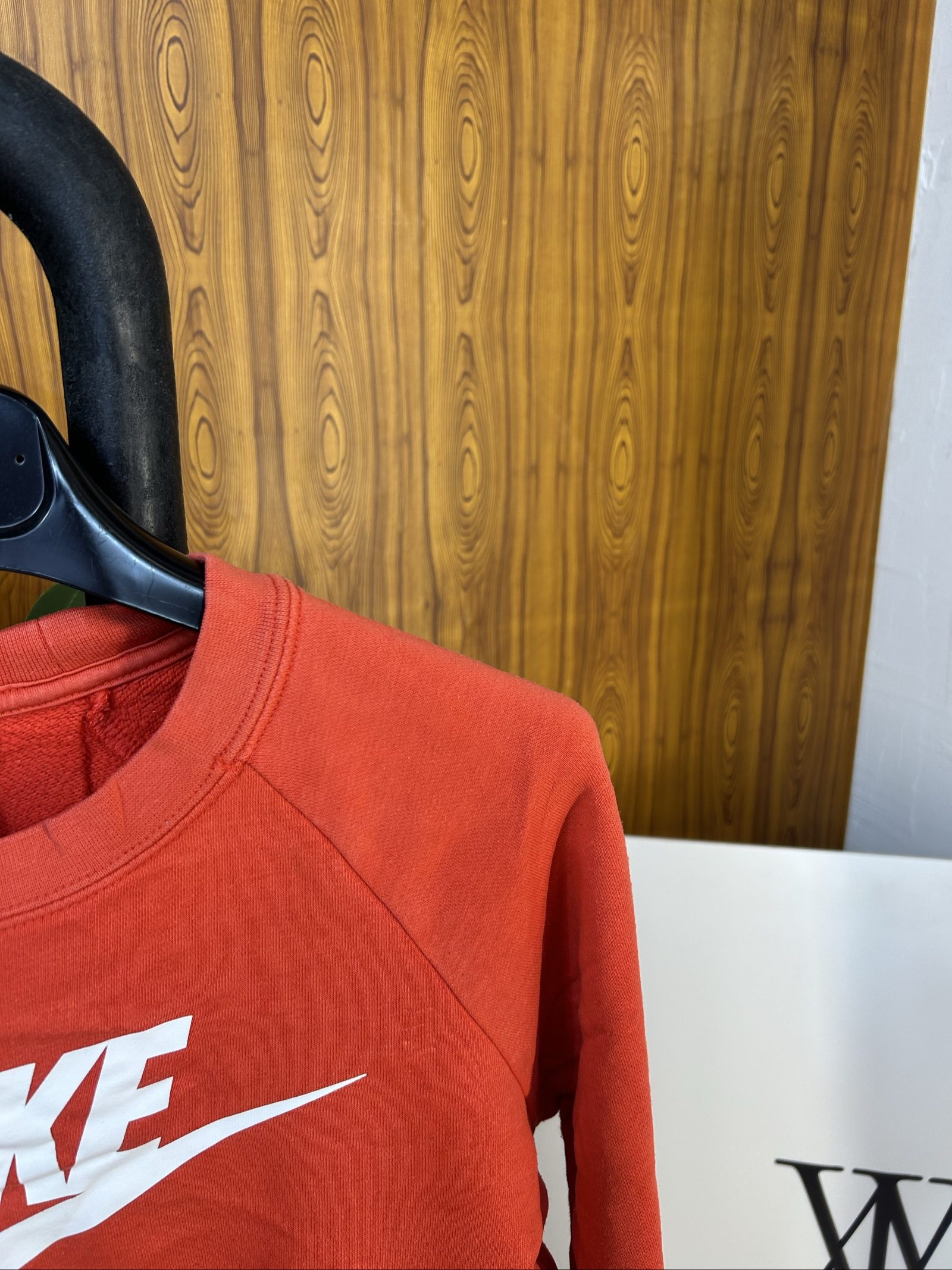 Nike Women's Red Crew Neck Sweatshirt XS image 4