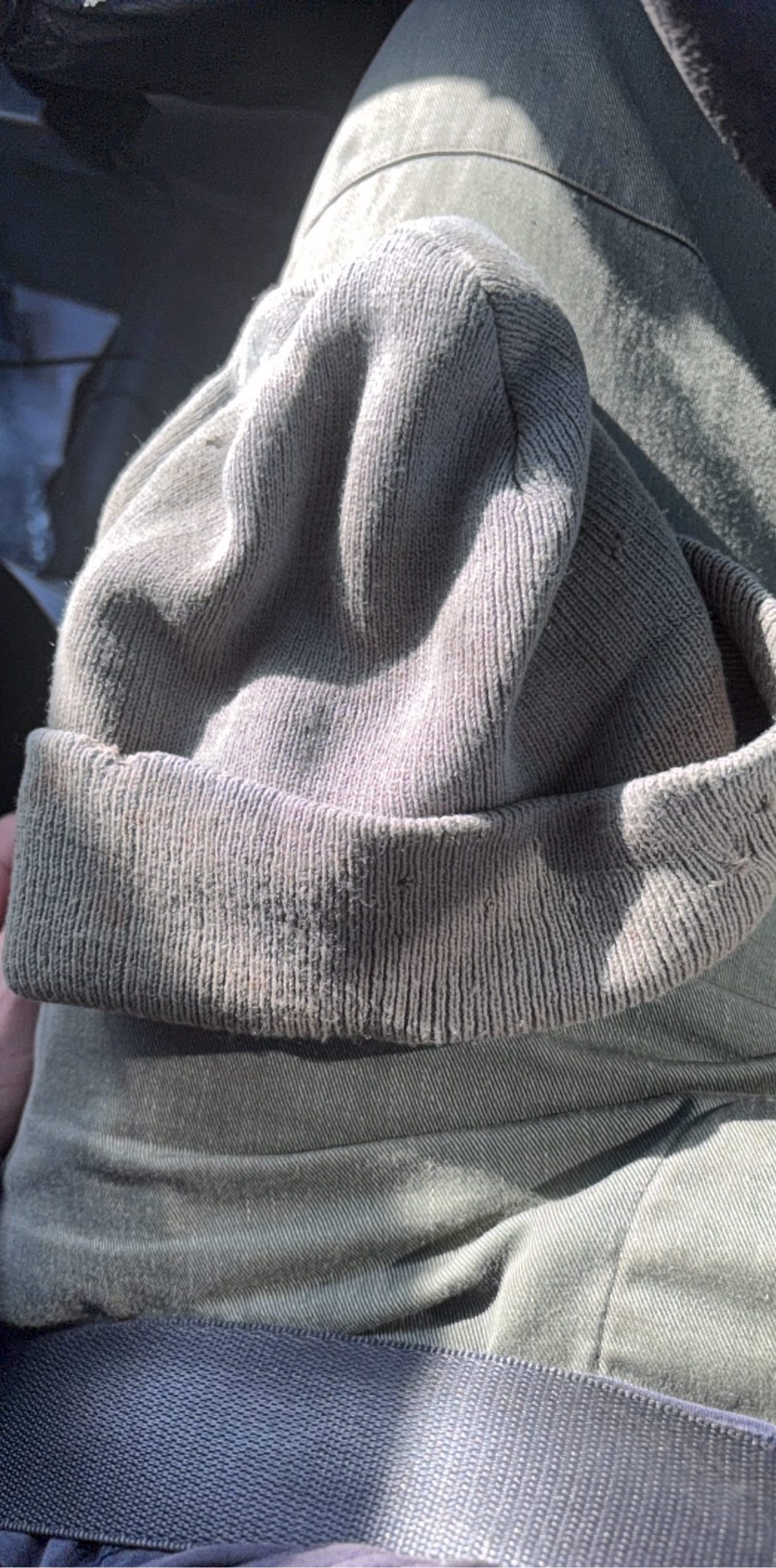 Unbranded Beige Knitted Beanie Hat One Size