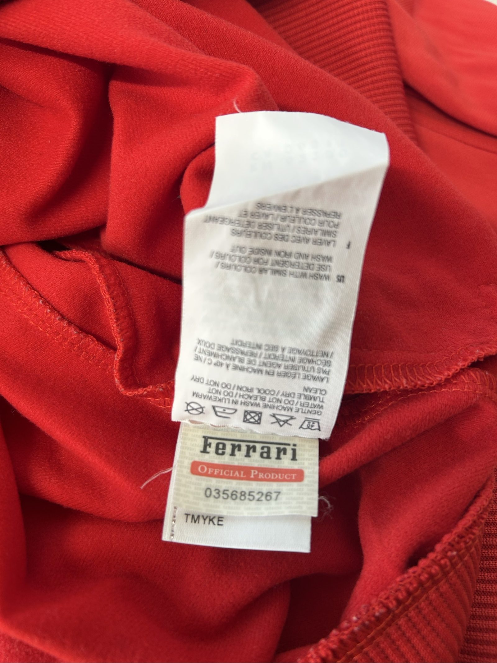 Puma Red Scuderia Ferrari Track Jacket Small image 10