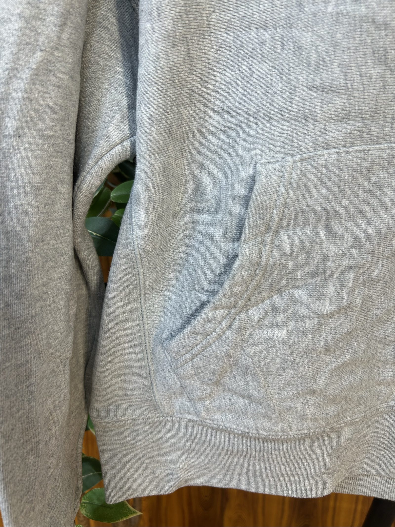 Champion Women's Grey Hoodie Small Reverse Weave image 4