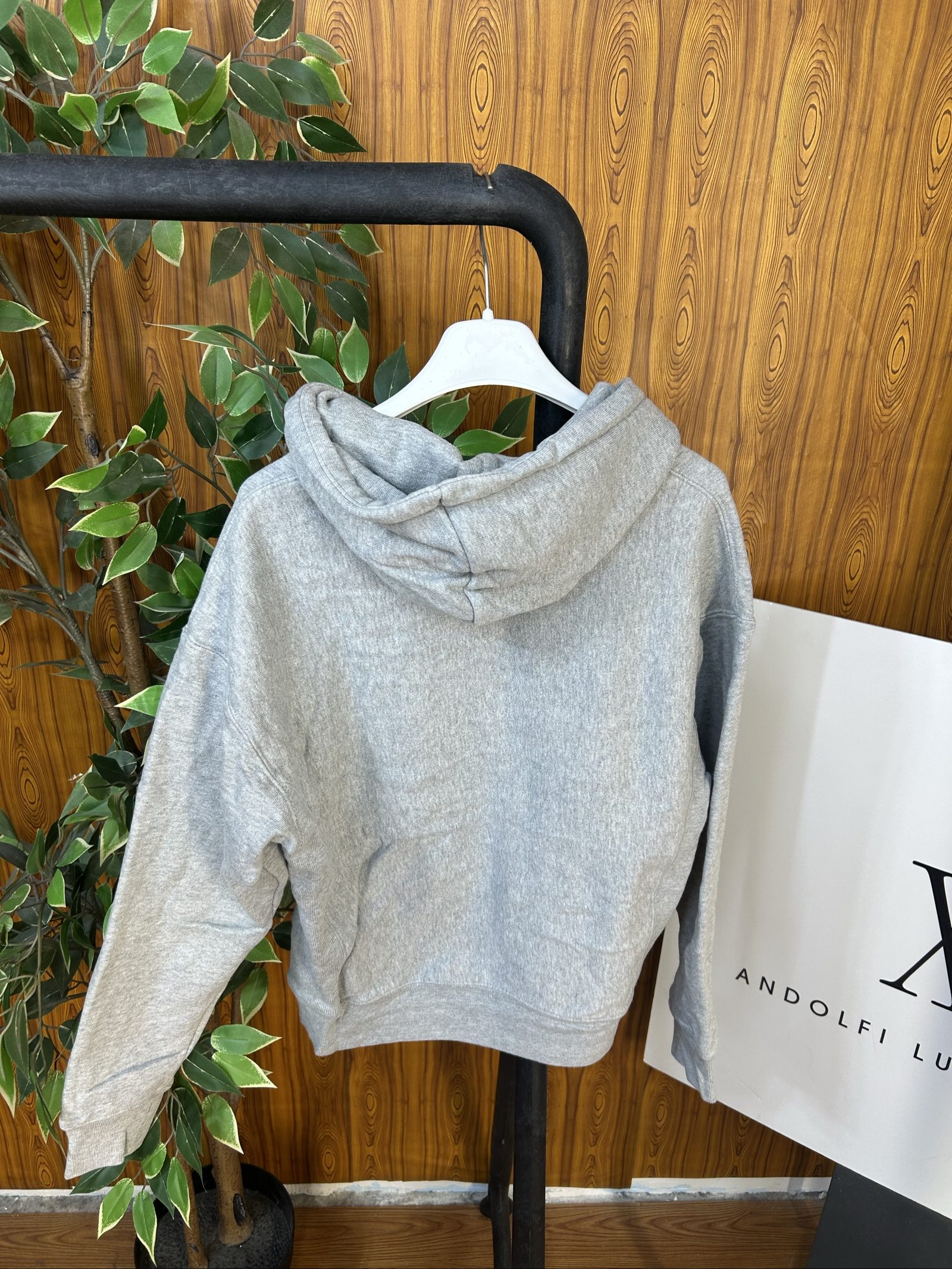 Champion Women's Grey Hoodie Small Reverse Weave image 5