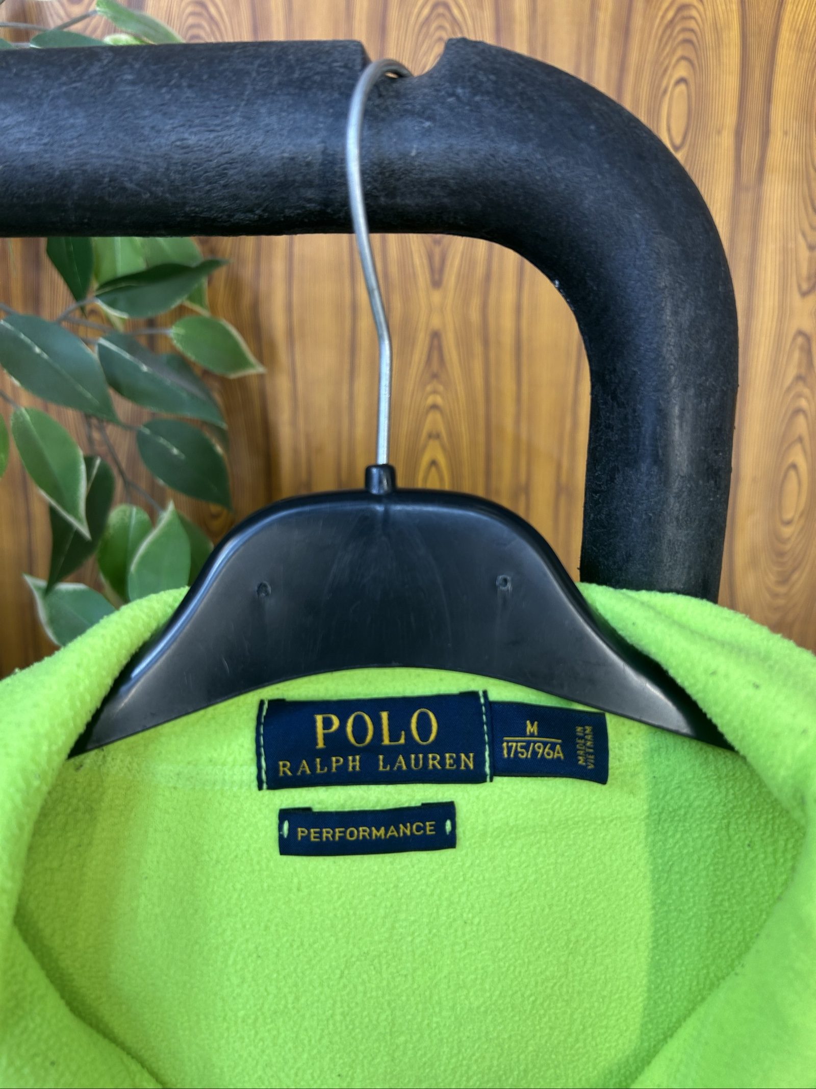 Polo Ralph Lauren Women's Green Fleece Performance Half Zip Medium image 3