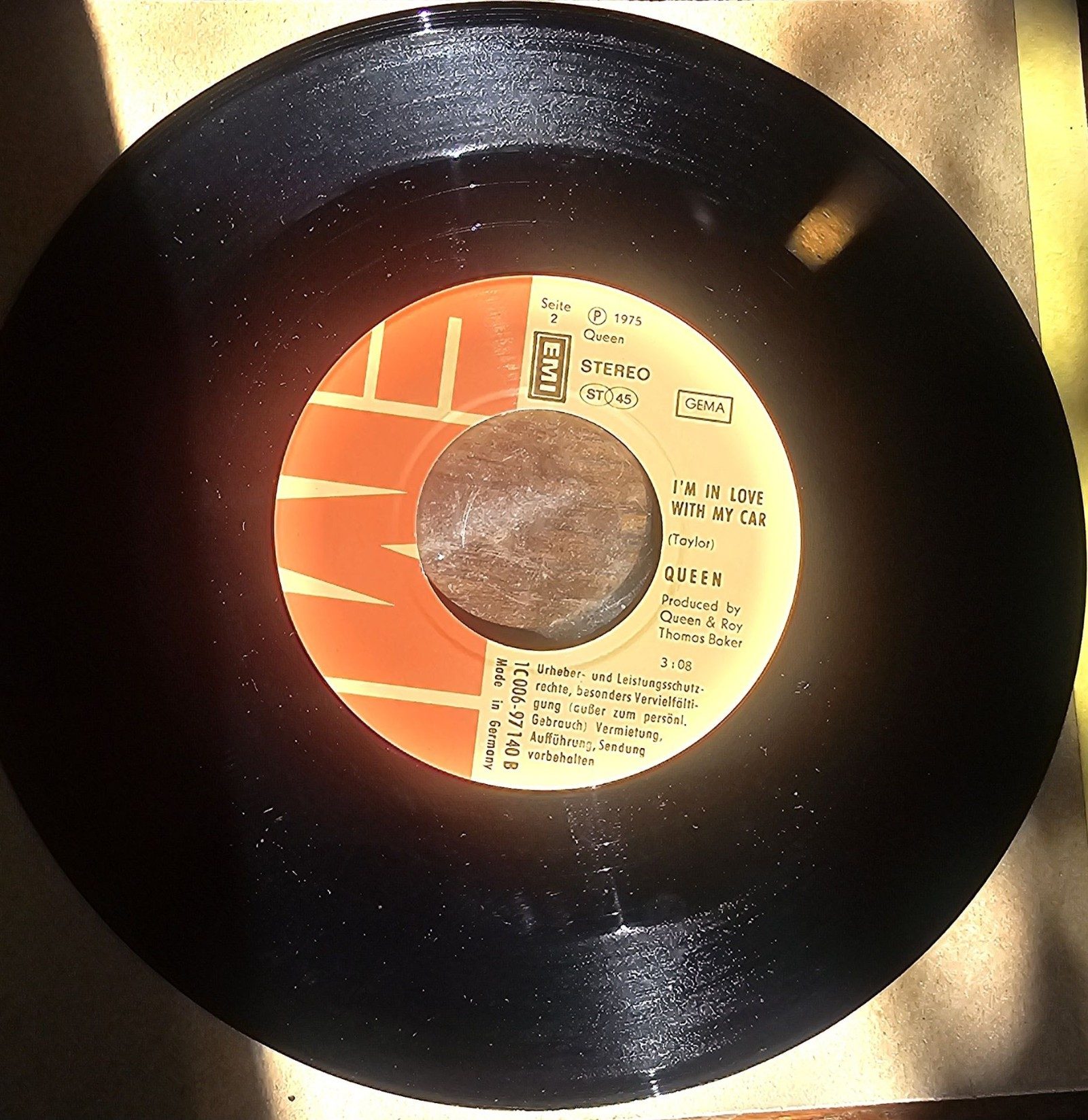 Queen Bohemian Rhapsody EMI TC006 7" Vinyl Single GERMANY image 2