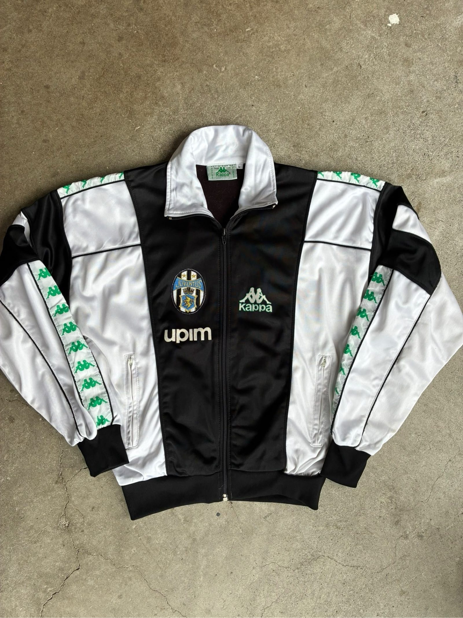 Vintage Juventus kappa track jacket 90s medium football Italy