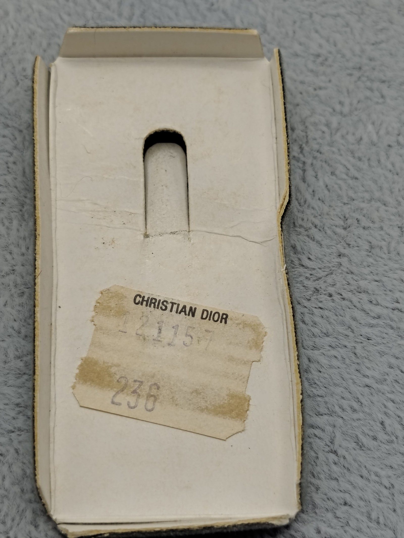 Christian Dior Gold Tone Tie Clip With Box image 4