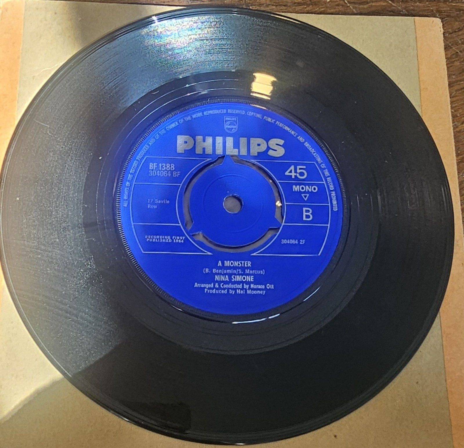 Nina Simone Don't Let Me Be Misunderstood Philips BF1388 7" image 2