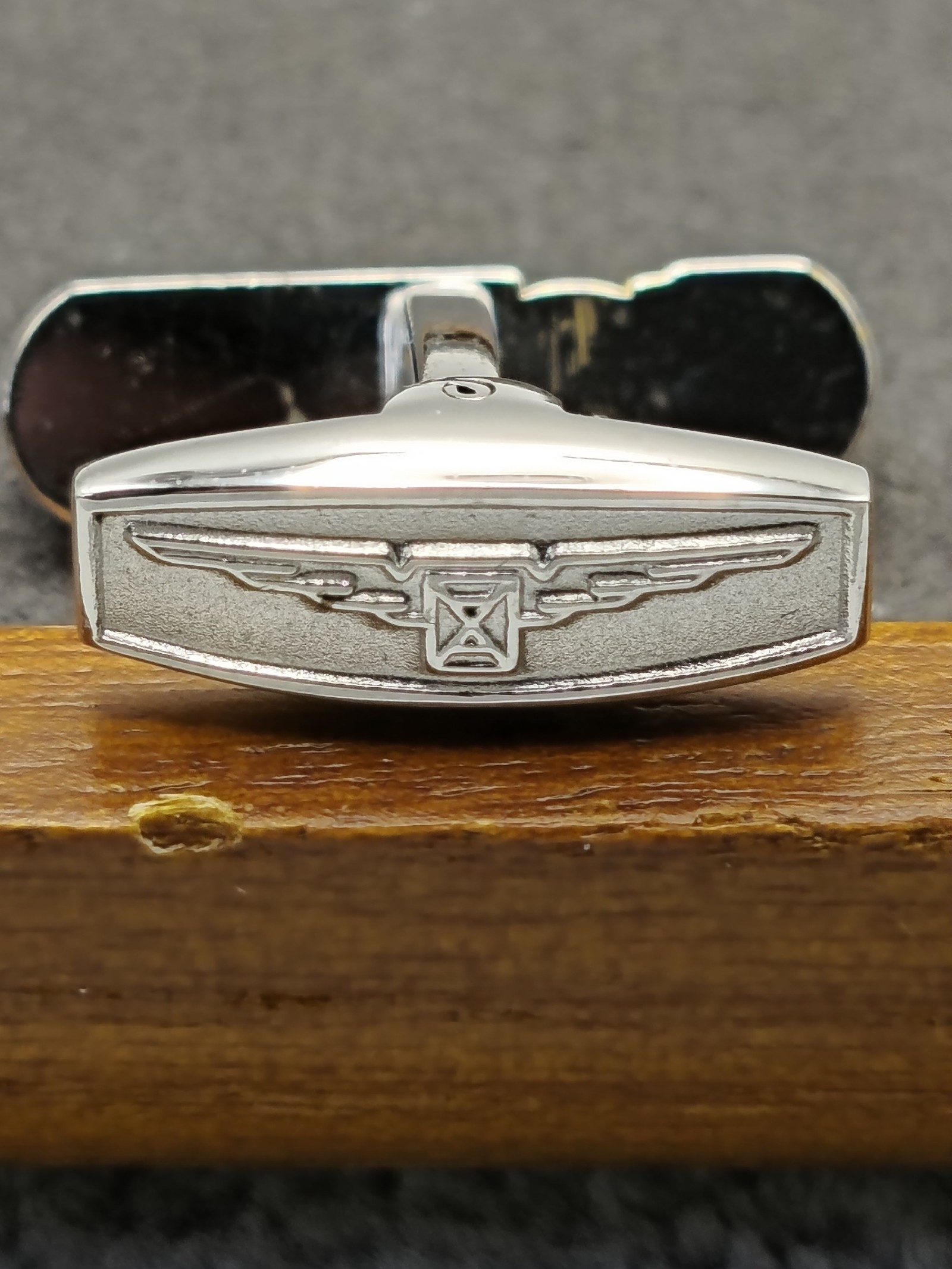 Silver & Gold Tone Capsule Cufflinks Unisex image 9