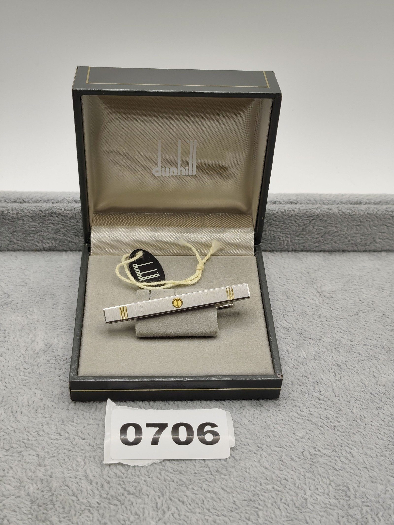 Dunhill Silver & Gold Men's Tie Clip