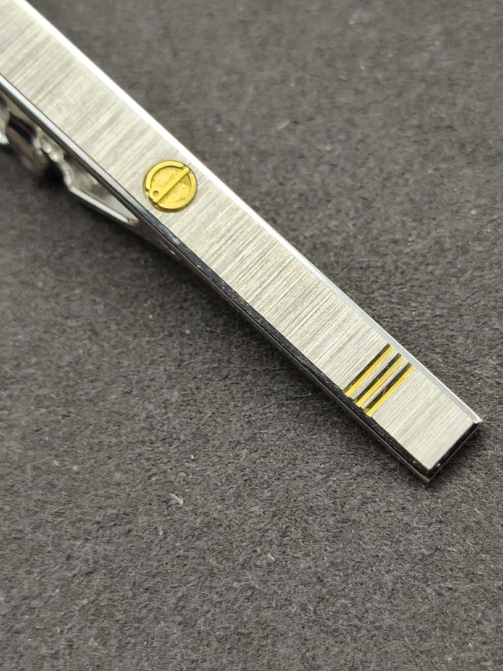 Dunhill Silver & Gold Men's Tie Clip image 5