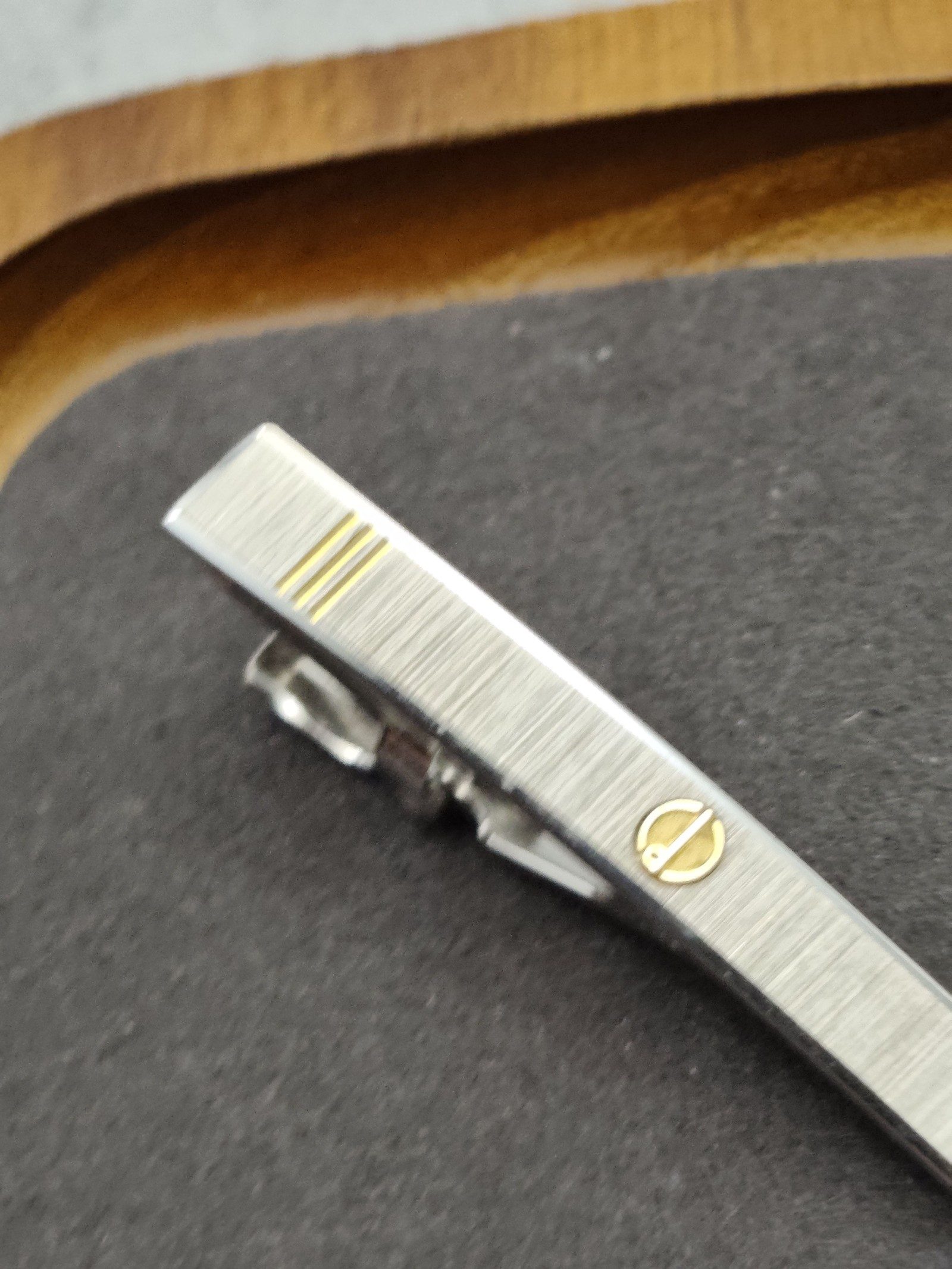 Dunhill Silver & Gold Men's Tie Clip image 6